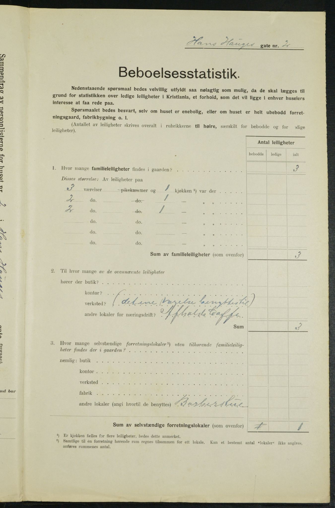 OBA, Municipal Census 1914 for Kristiania, 1914, p. 34792