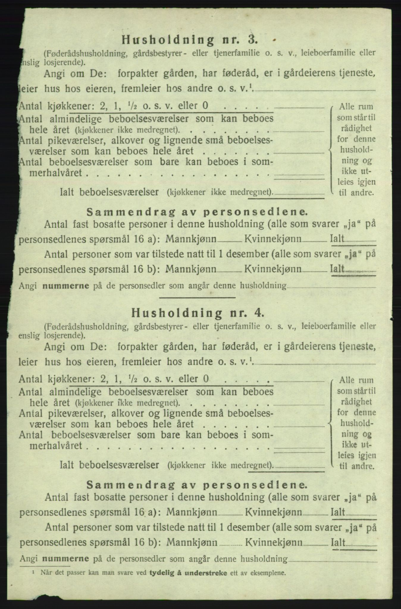 SAB, 1920 census for Kvinnherad, 1920, p. 317