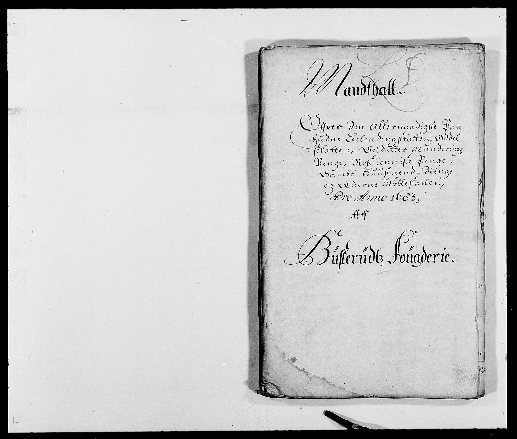 Rentekammeret inntil 1814, Reviderte regnskaper, Fogderegnskap, RA/EA-4092/R25/L1677: Fogderegnskap Buskerud, 1683-1684, p. 31