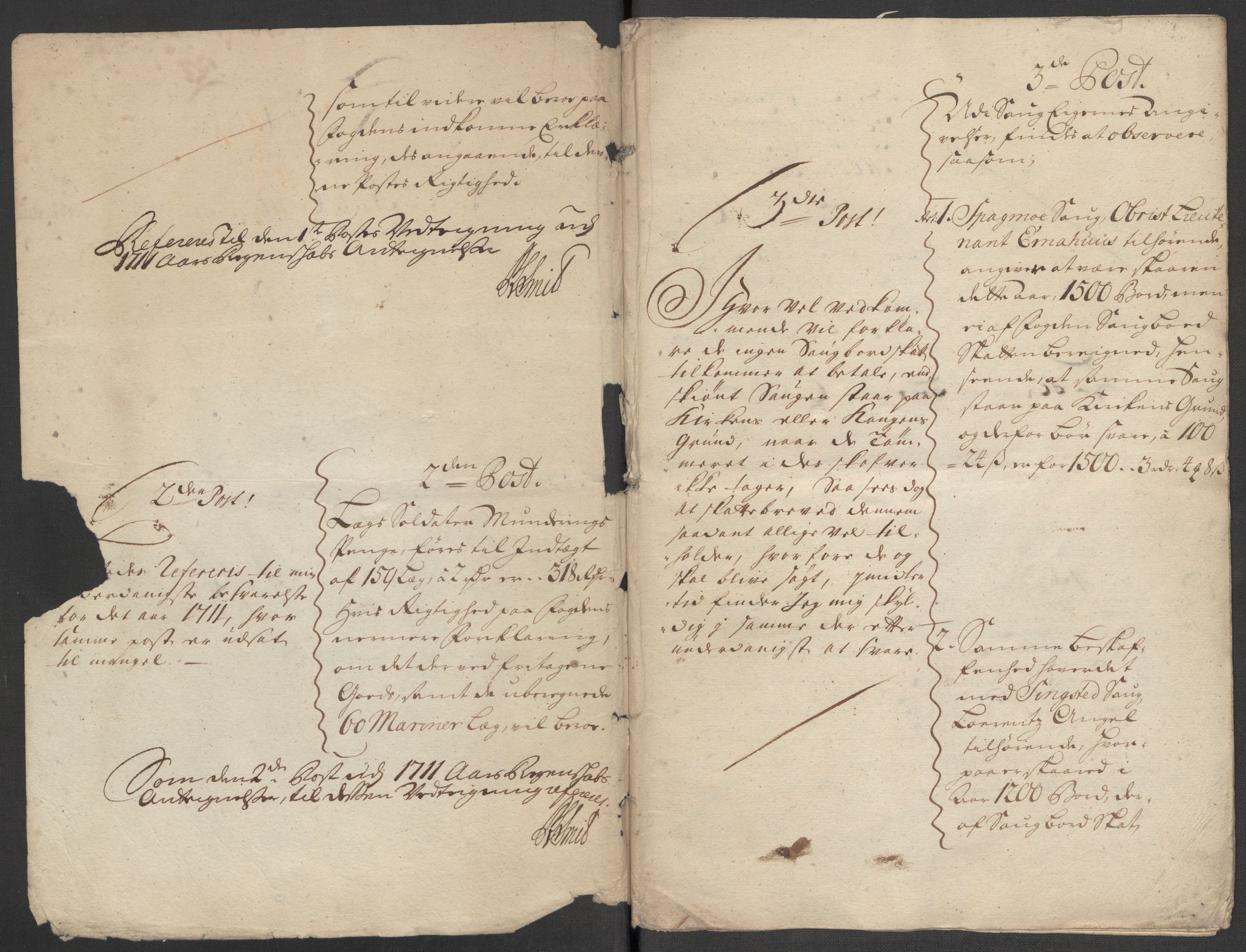 Rentekammeret inntil 1814, Reviderte regnskaper, Fogderegnskap, AV/RA-EA-4092/R57/L3861: Fogderegnskap Fosen, 1712-1713, p. 222