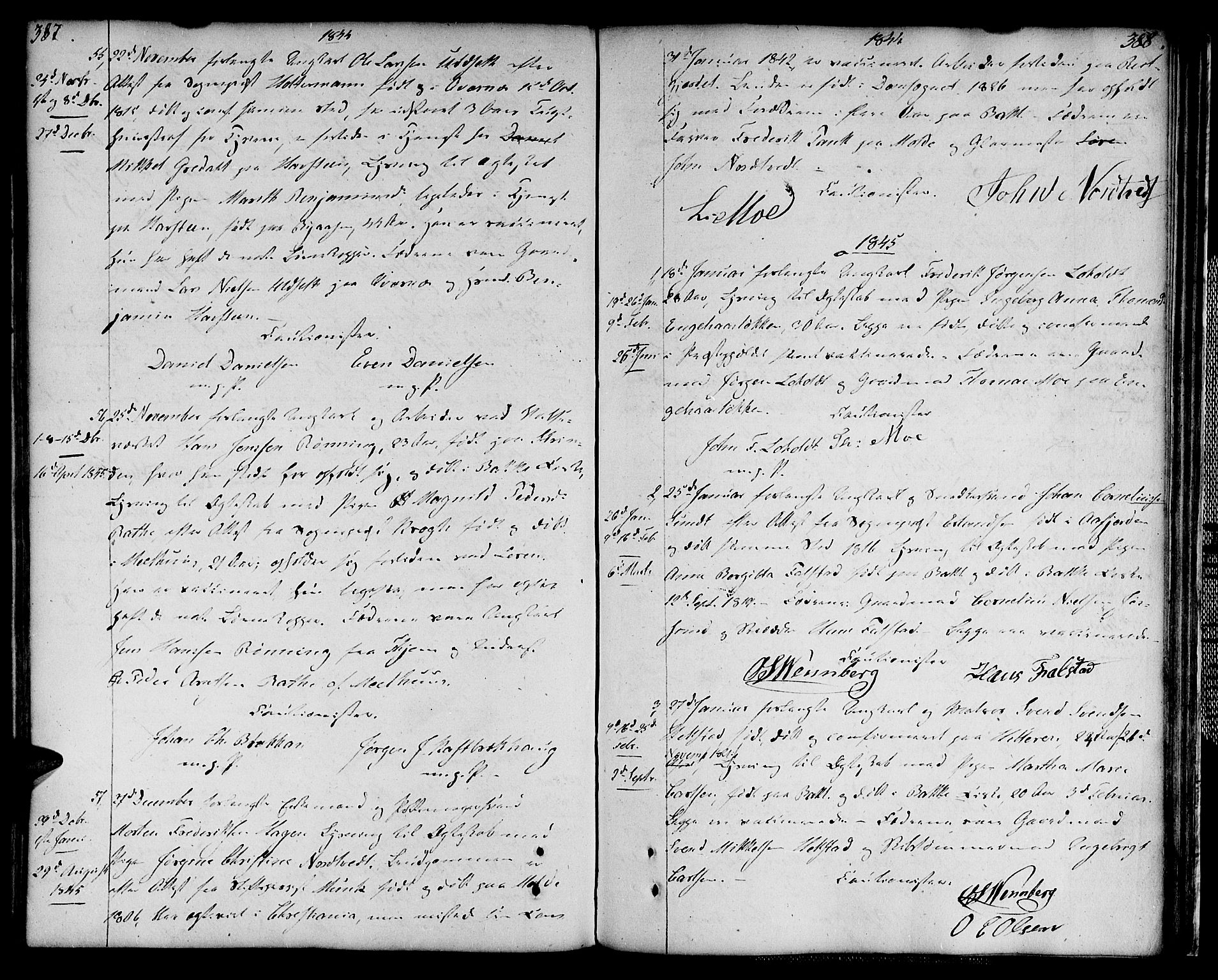 Ministerialprotokoller, klokkerbøker og fødselsregistre - Sør-Trøndelag, SAT/A-1456/604/L0181: Parish register (official) no. 604A02, 1798-1817, p. 387-388