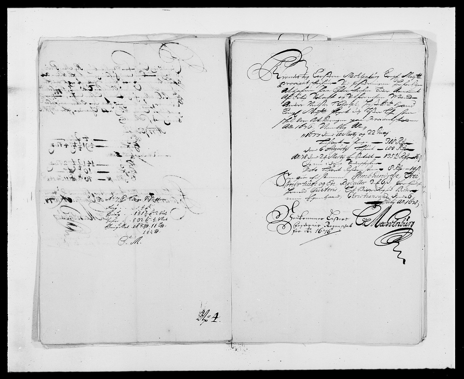 Rentekammeret inntil 1814, Reviderte regnskaper, Fogderegnskap, AV/RA-EA-4092/R41/L2529: Fogderegnskap Lista, 1675-1676, p. 219