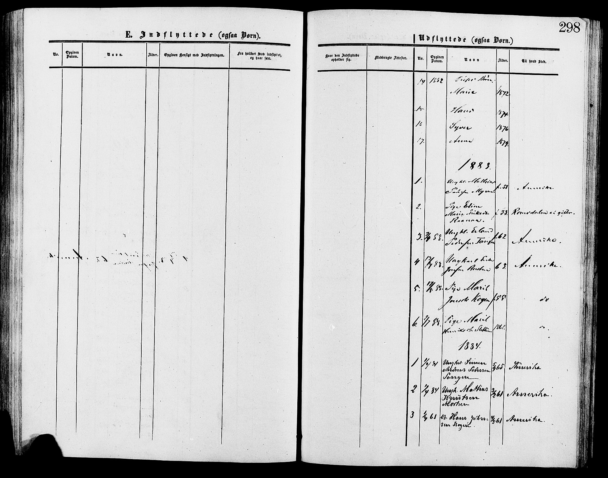 Lesja prestekontor, SAH/PREST-068/H/Ha/Haa/L0009: Parish register (official) no. 9, 1854-1889, p. 298