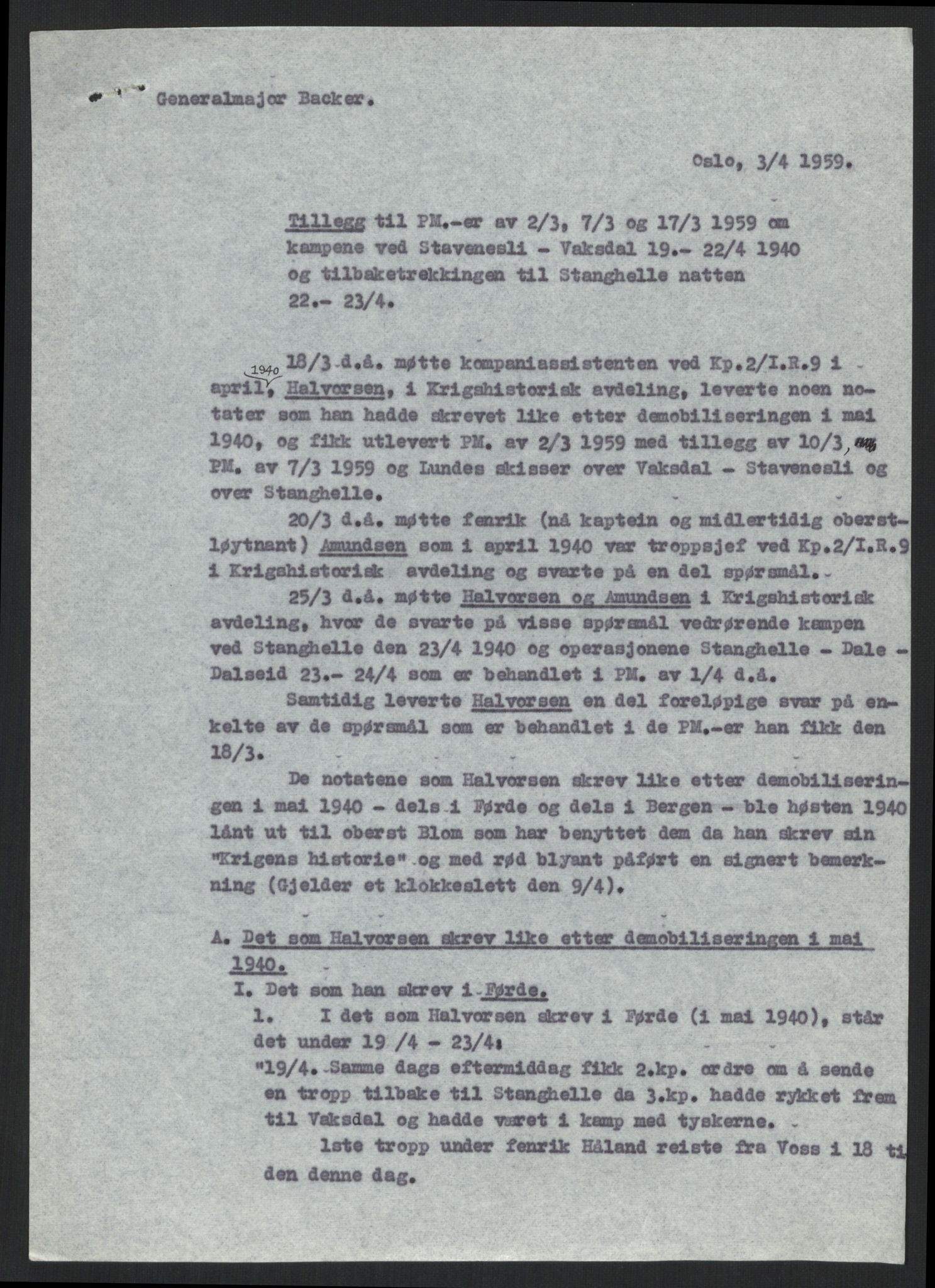 Forsvaret, Forsvarets krigshistoriske avdeling, AV/RA-RAFA-2017/Y/Yb/L0100: II-C-11-401-402  -  4. Divisjon., 1940-1962, p. 372