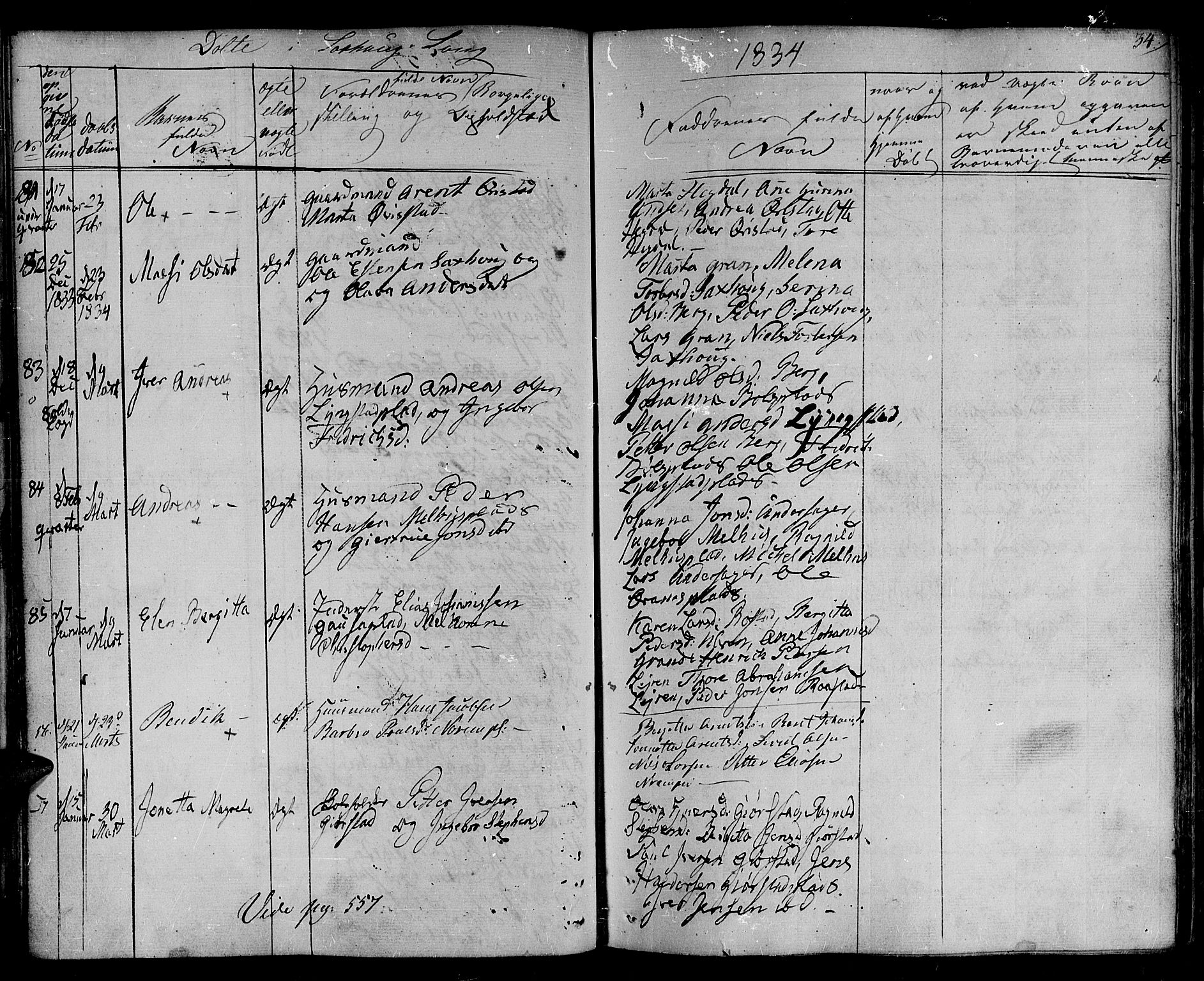 Ministerialprotokoller, klokkerbøker og fødselsregistre - Nord-Trøndelag, SAT/A-1458/730/L0277: Parish register (official) no. 730A06 /1, 1830-1839, p. 34