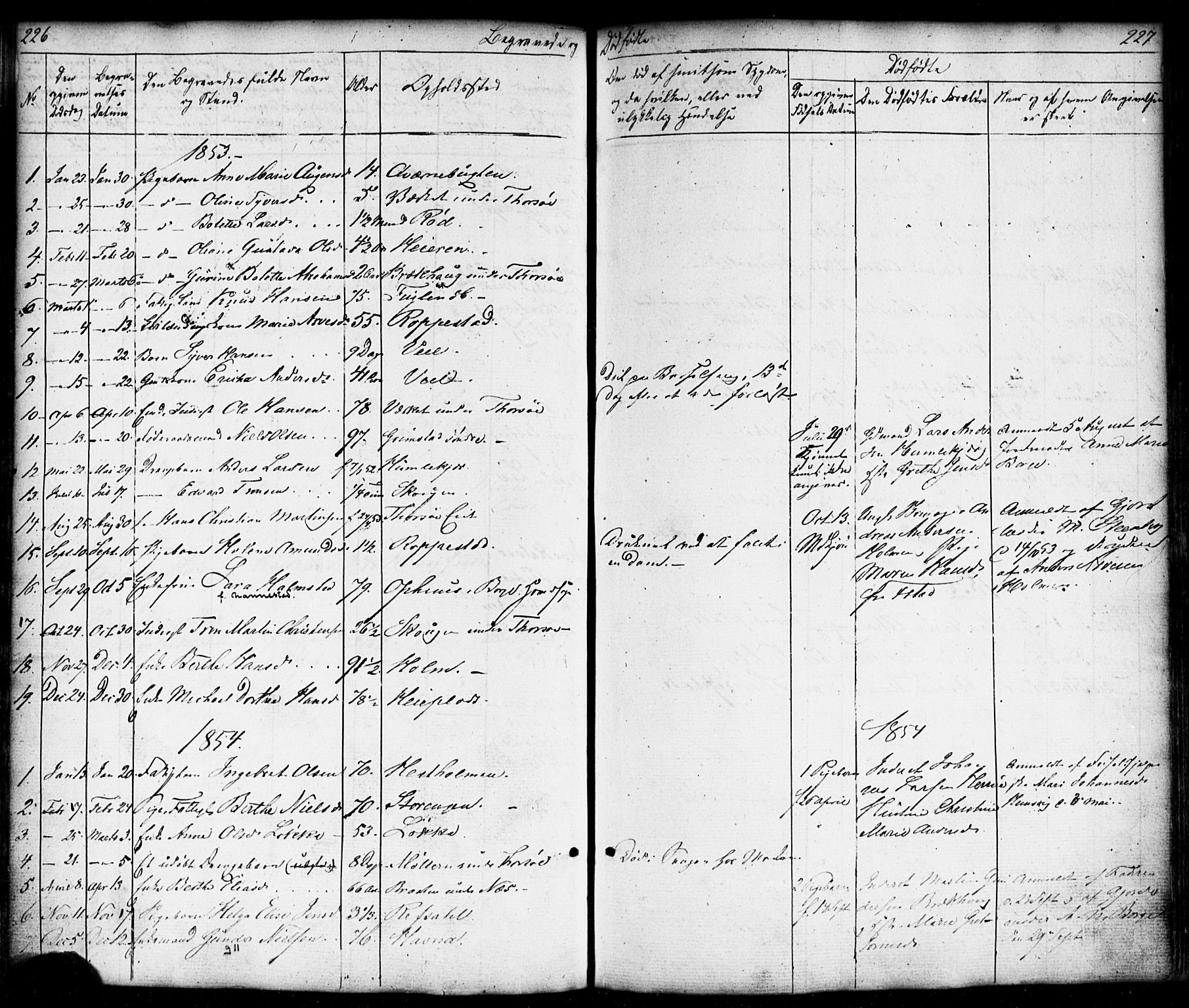 Borge prestekontor Kirkebøker, AV/SAO-A-10903/F/Fb/L0002: Parish register (official) no. II 2, 1853-1877, p. 226-227