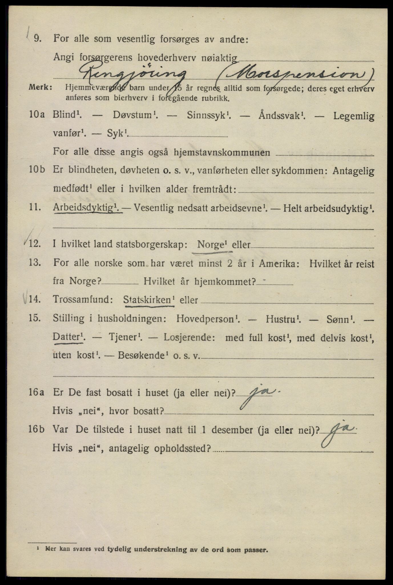 SAO, 1920 census for Kristiania, 1920, p. 268526