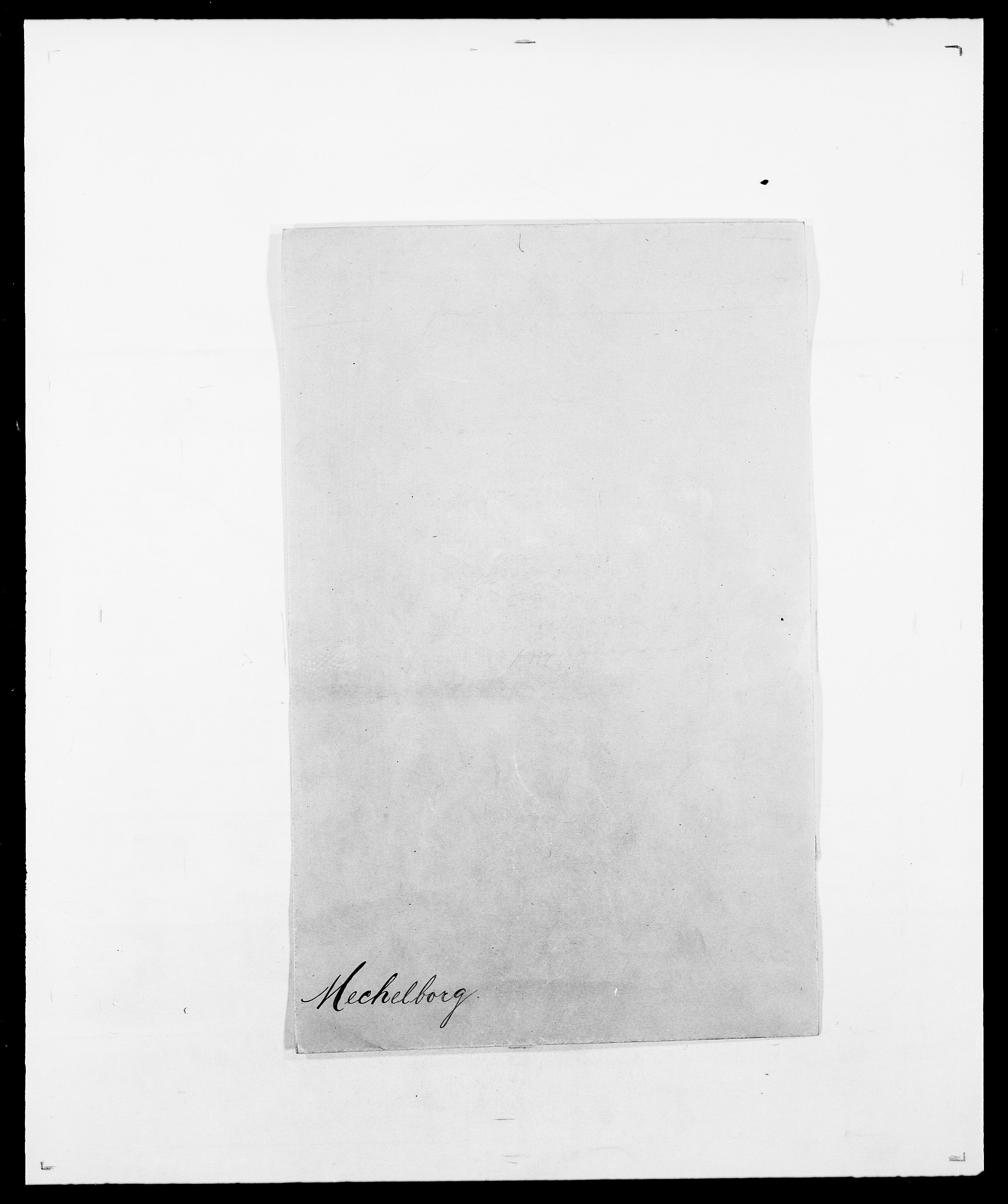 Delgobe, Charles Antoine - samling, SAO/PAO-0038/D/Da/L0026: Mechelby - Montoppidan, p. 1