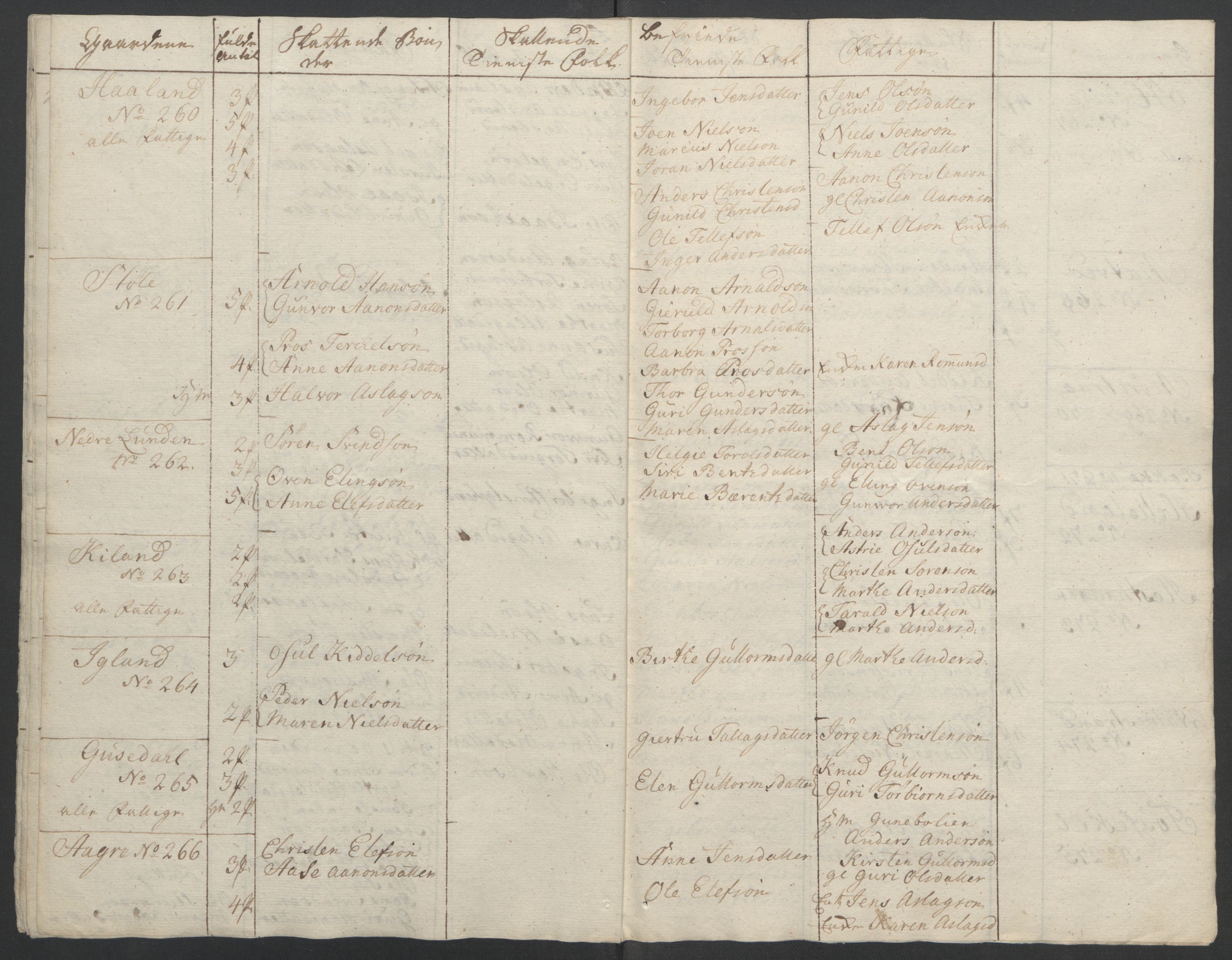 Rentekammeret inntil 1814, Reviderte regnskaper, Fogderegnskap, AV/RA-EA-4092/R39/L2424: Ekstraskatten Nedenes, 1762-1767, p. 289