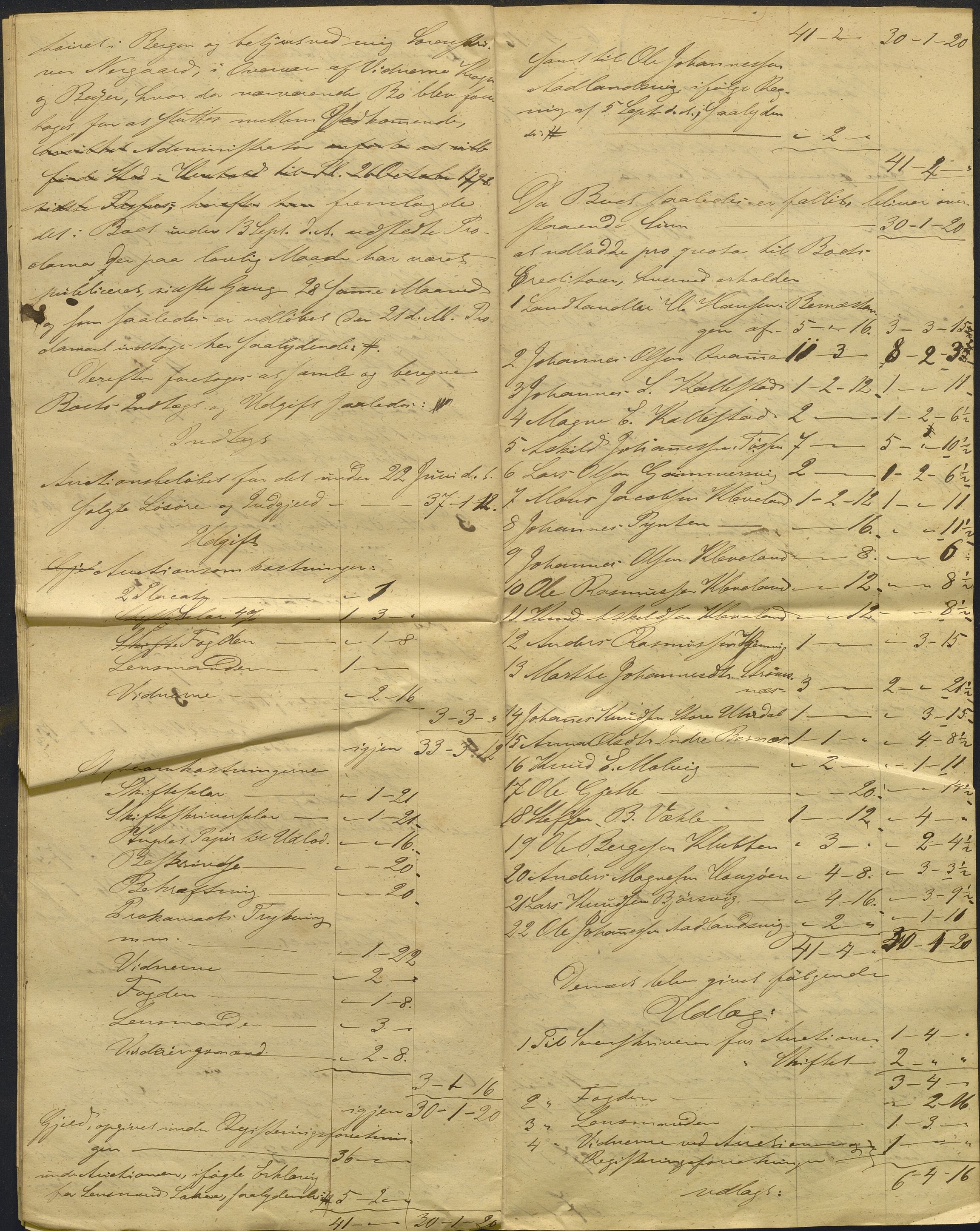 Nordhordland sorenskrivar, AV/SAB-A-2901/1/H/Hd/Hdb/L0001: Konsept til utlodningar, 1850-1852, p. 268