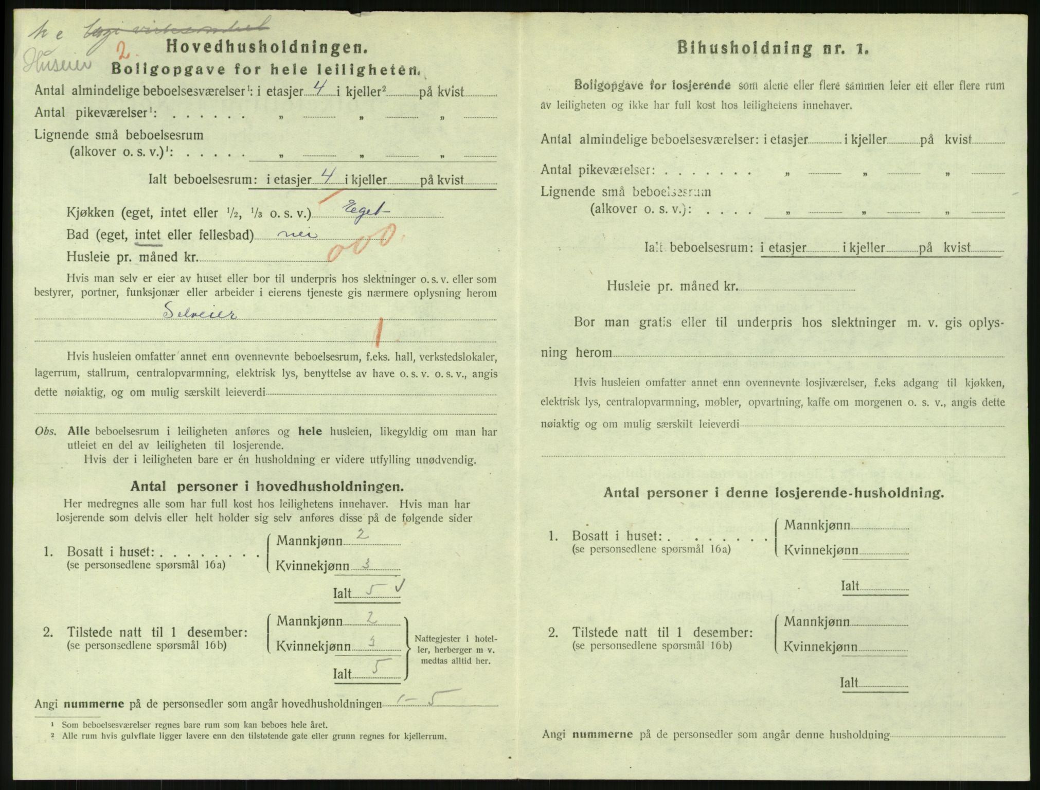 SAKO, 1920 census for Svelvik, 1920, p. 1052