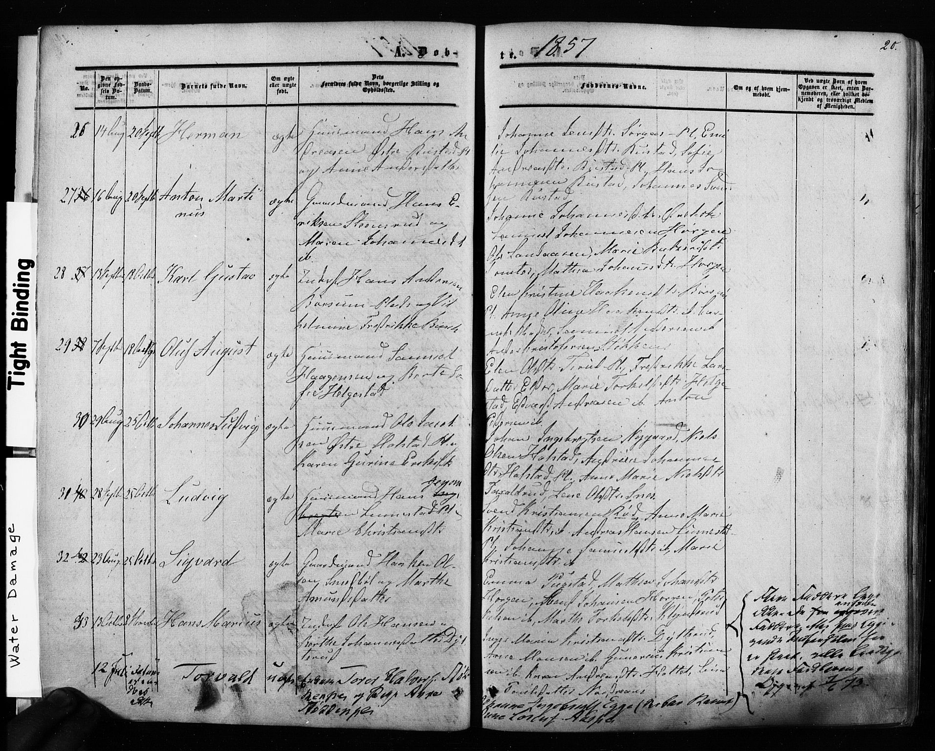 Ås prestekontor Kirkebøker, AV/SAO-A-10894/F/Fa/L0007: Parish register (official) no. I 7, 1854-1870, p. 20