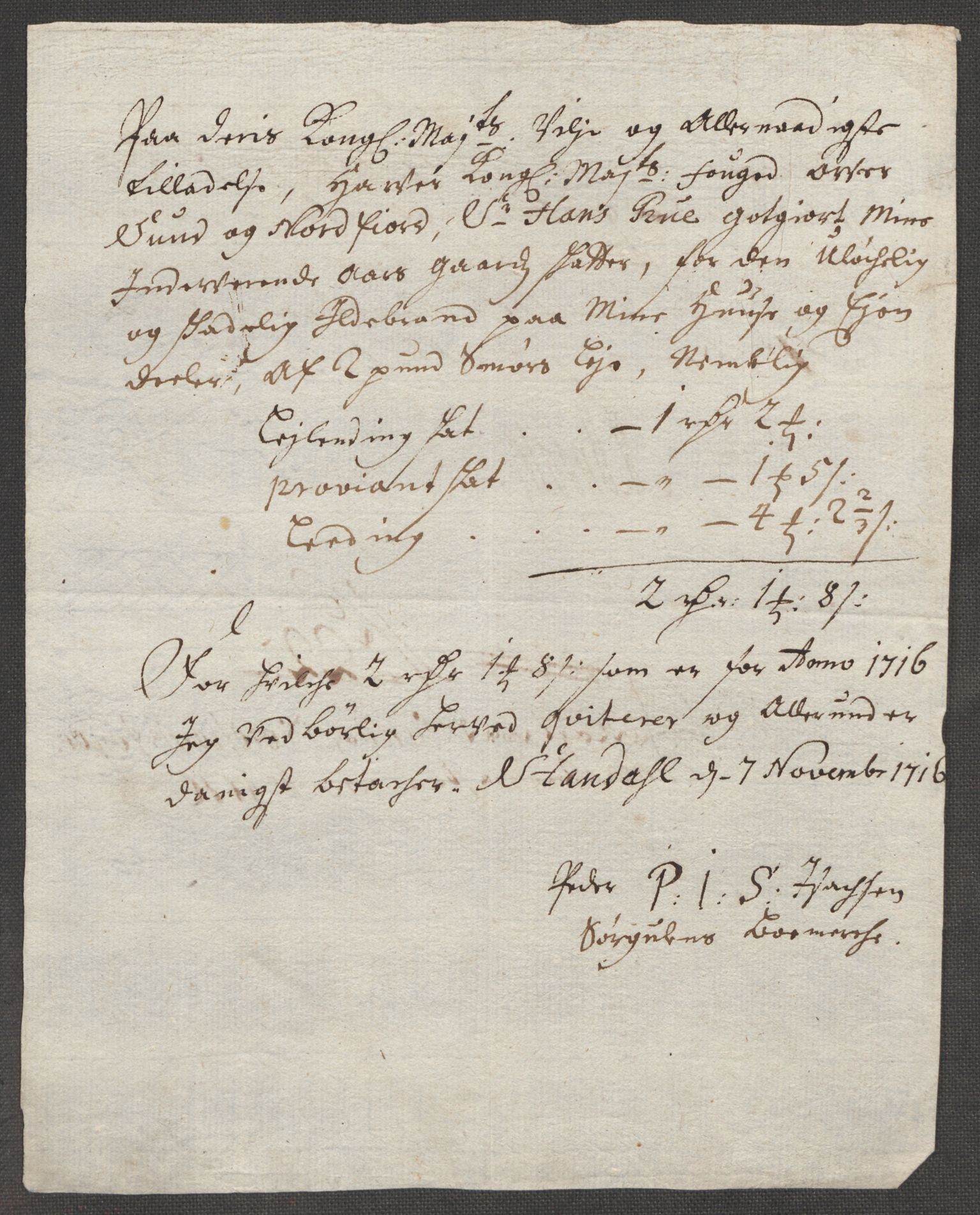 Rentekammeret inntil 1814, Reviderte regnskaper, Fogderegnskap, RA/EA-4092/R53/L3440: Fogderegnskap Sunn- og Nordfjord, 1716, p. 163