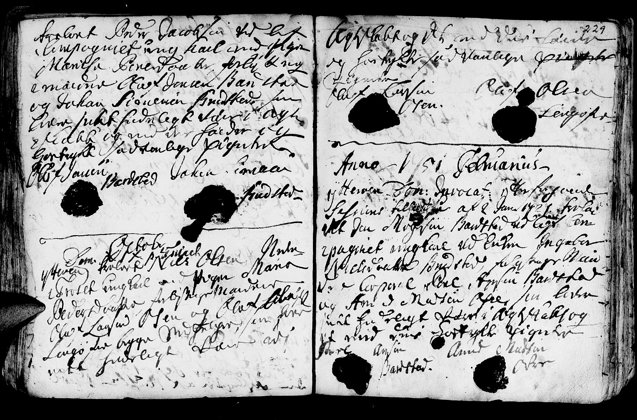 Ministerialprotokoller, klokkerbøker og fødselsregistre - Nord-Trøndelag, SAT/A-1458/722/L0215: Parish register (official) no. 722A02, 1718-1755, p. 229