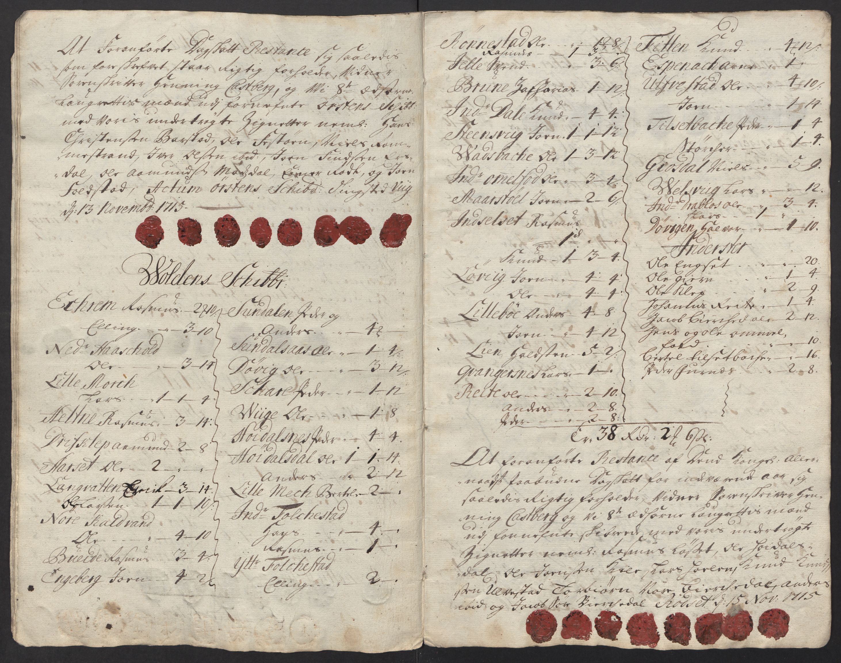 Rentekammeret inntil 1814, Reviderte regnskaper, Fogderegnskap, RA/EA-4092/R54/L3567: Fogderegnskap Sunnmøre, 1715, p. 308