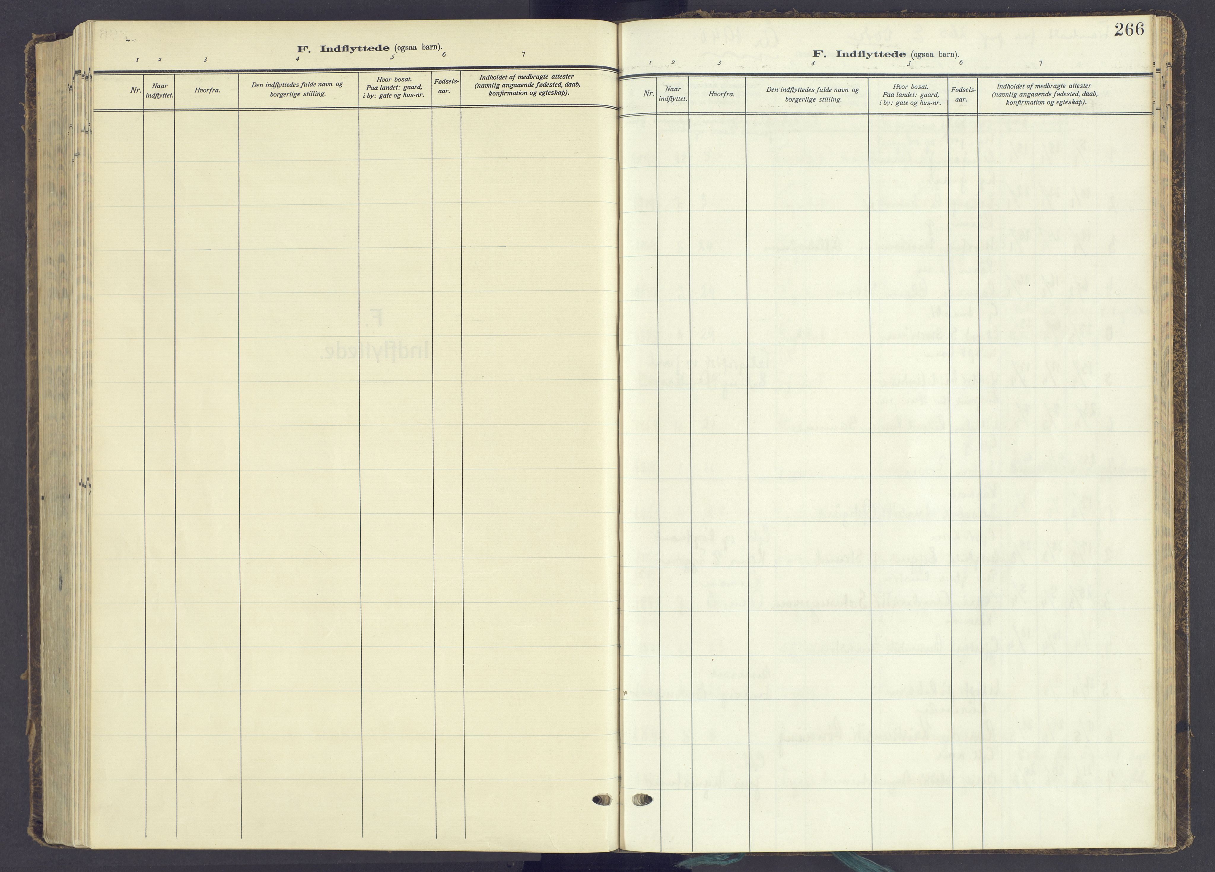 Tynset prestekontor, AV/SAH-PREST-058/H/Ha/Haa/L0027: Parish register (official) no. 27, 1930-1944, p. 266