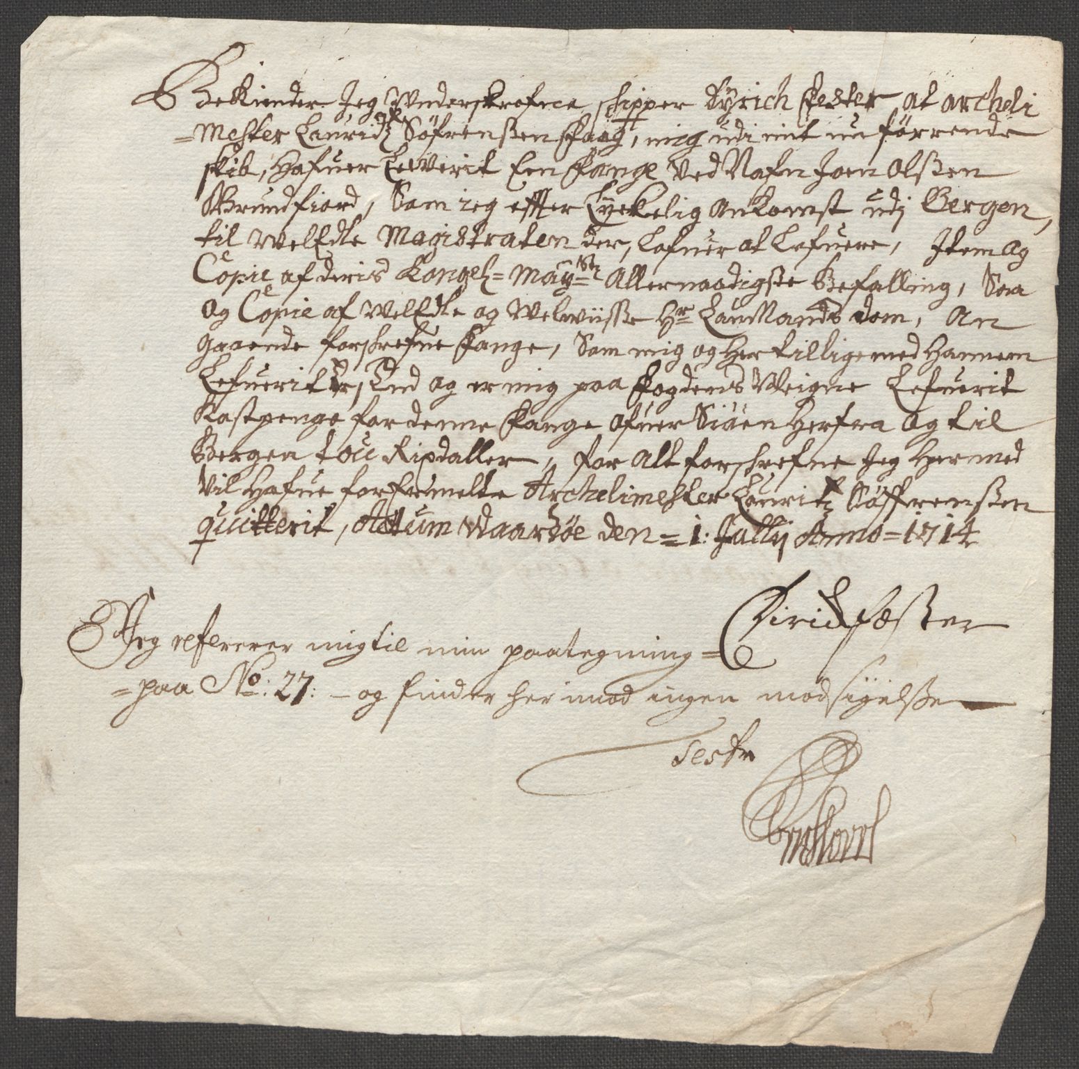 Rentekammeret inntil 1814, Reviderte regnskaper, Fogderegnskap, AV/RA-EA-4092/R69/L4856: Fogderegnskap Finnmark/Vardøhus, 1713-1715, p. 361