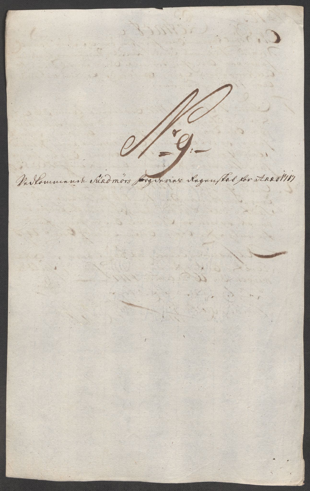 Rentekammeret inntil 1814, Reviderte regnskaper, Fogderegnskap, RA/EA-4092/R54/L3569: Fogderegnskap Sunnmøre, 1717, p. 160