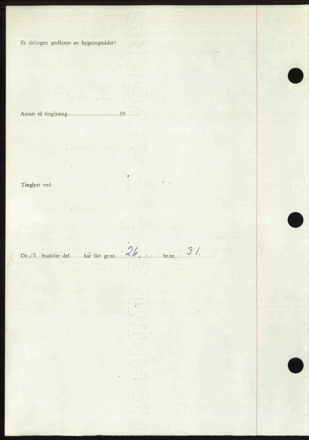 Romsdal sorenskriveri, AV/SAT-A-4149/1/2/2C: Mortgage book no. A30, 1949-1949, Diary no: : 2223/1949