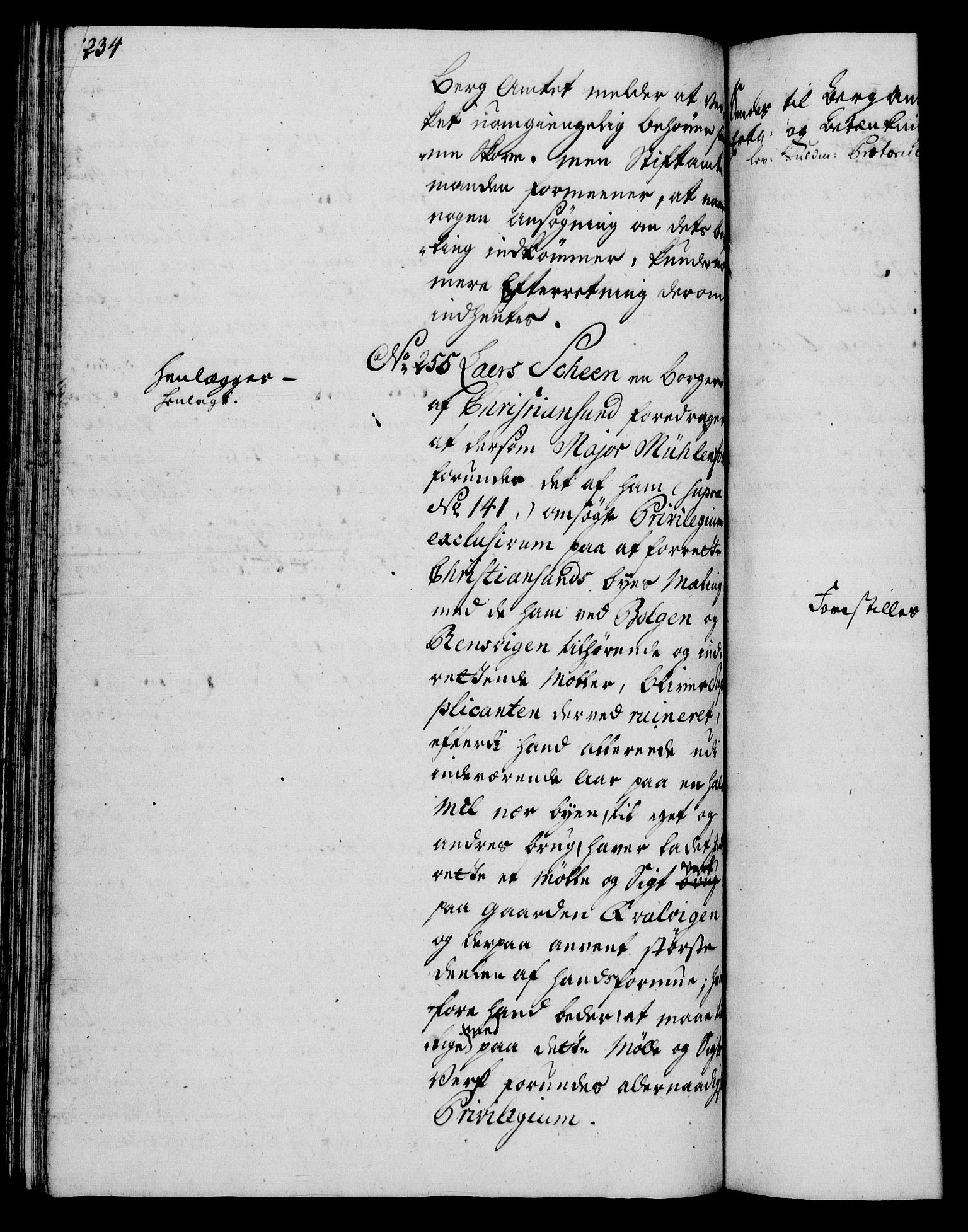 Rentekammeret, Kammerkanselliet, AV/RA-EA-3111/G/Gh/Gha/L0031: Norsk ekstraktmemorialprotokoll (merket RK 53.76), 1751-1753, p. 234