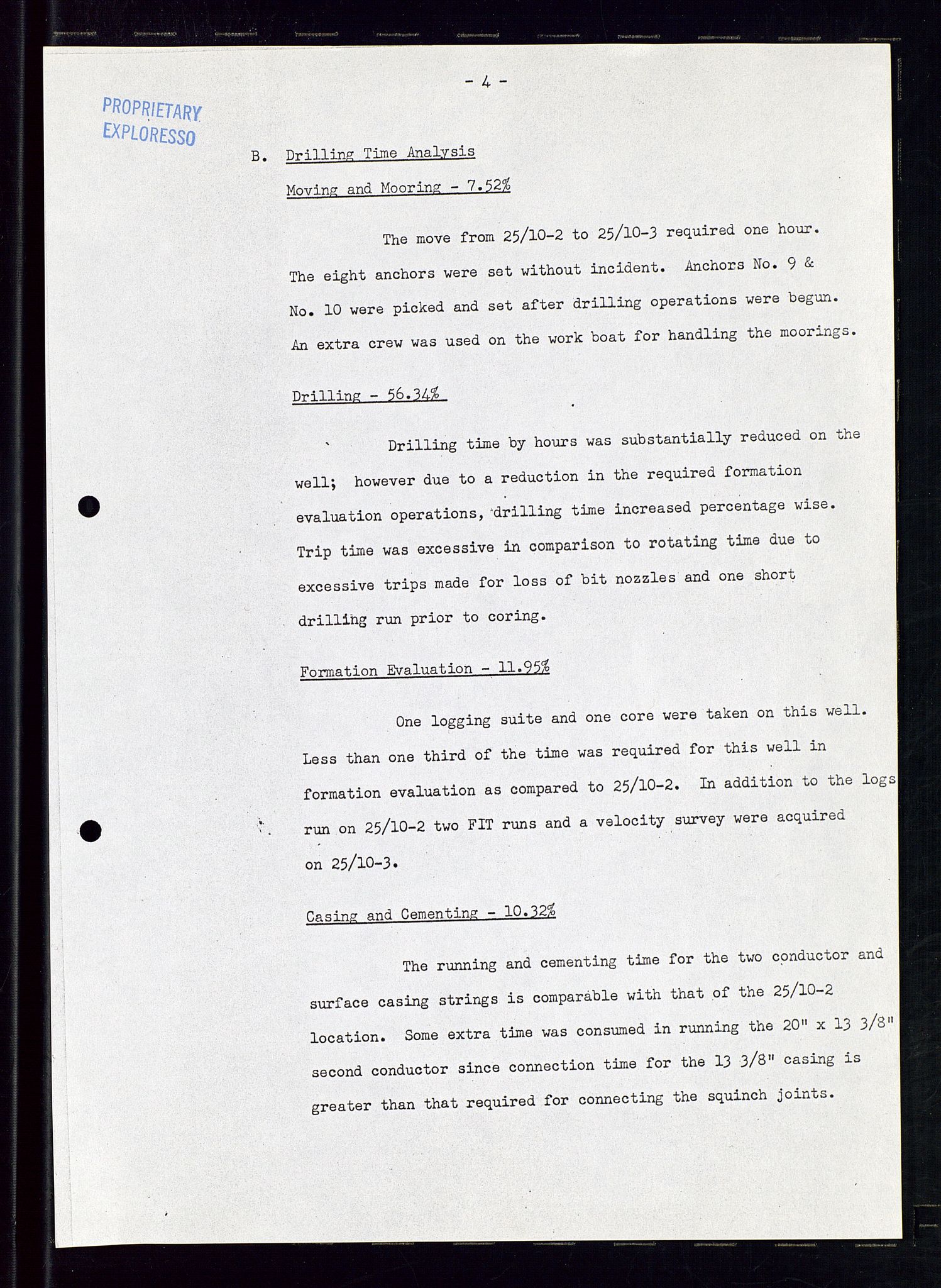 Pa 1512 - Esso Exploration and Production Norway Inc., AV/SAST-A-101917/E/Ea/L0013: Well 25/10-3 og Well 8/3-1, 1966-1975, p. 716