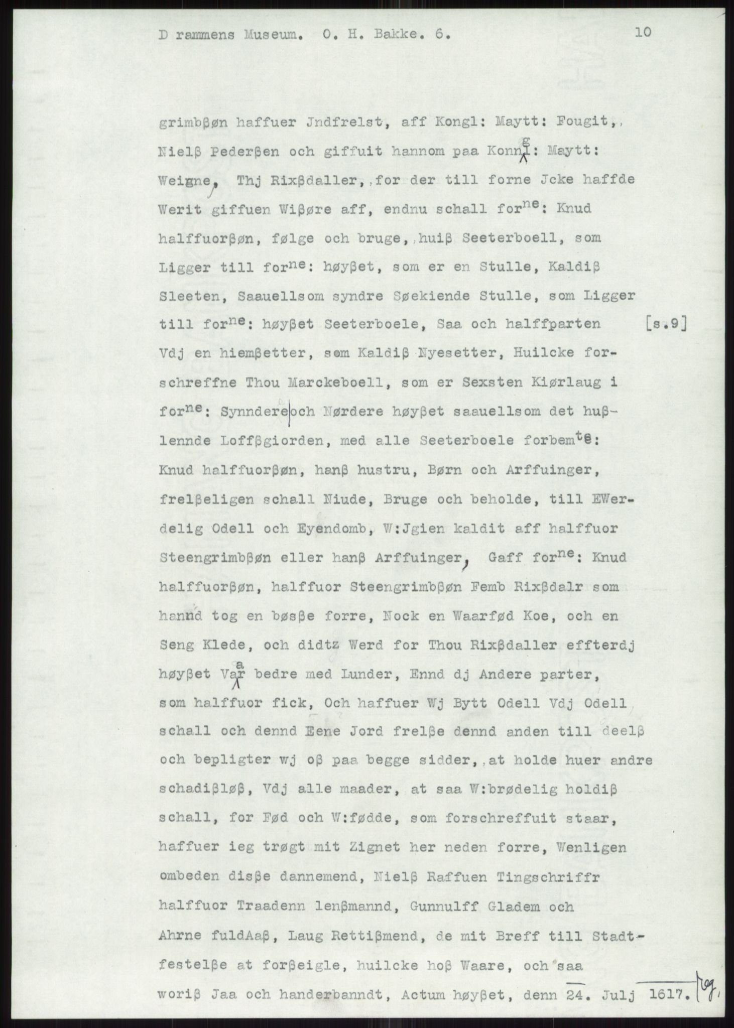 Samlinger til kildeutgivelse, Diplomavskriftsamlingen, AV/RA-EA-4053/H/Ha, p. 1441