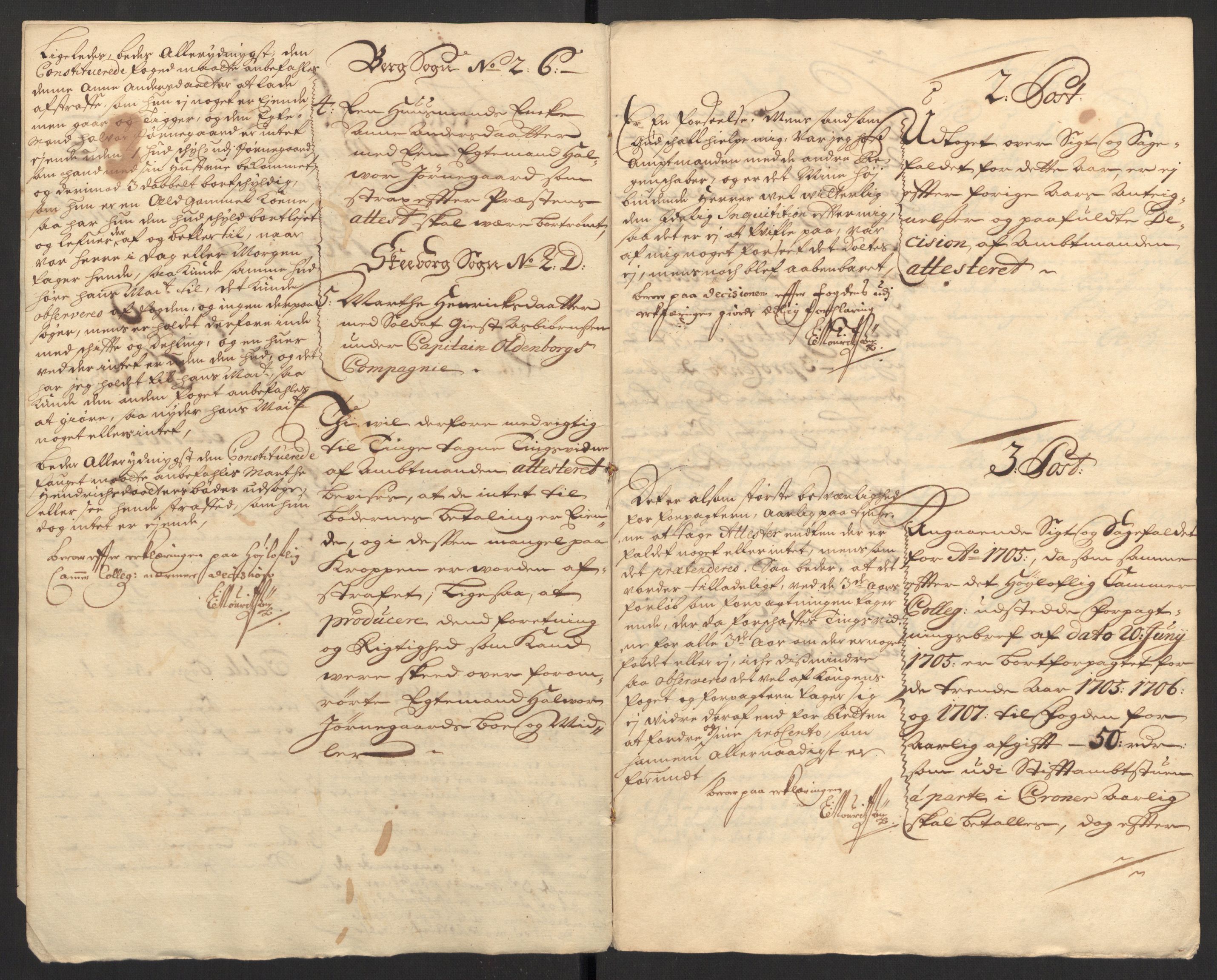 Rentekammeret inntil 1814, Reviderte regnskaper, Fogderegnskap, AV/RA-EA-4092/R01/L0017: Fogderegnskap Idd og Marker, 1704-1706, p. 327