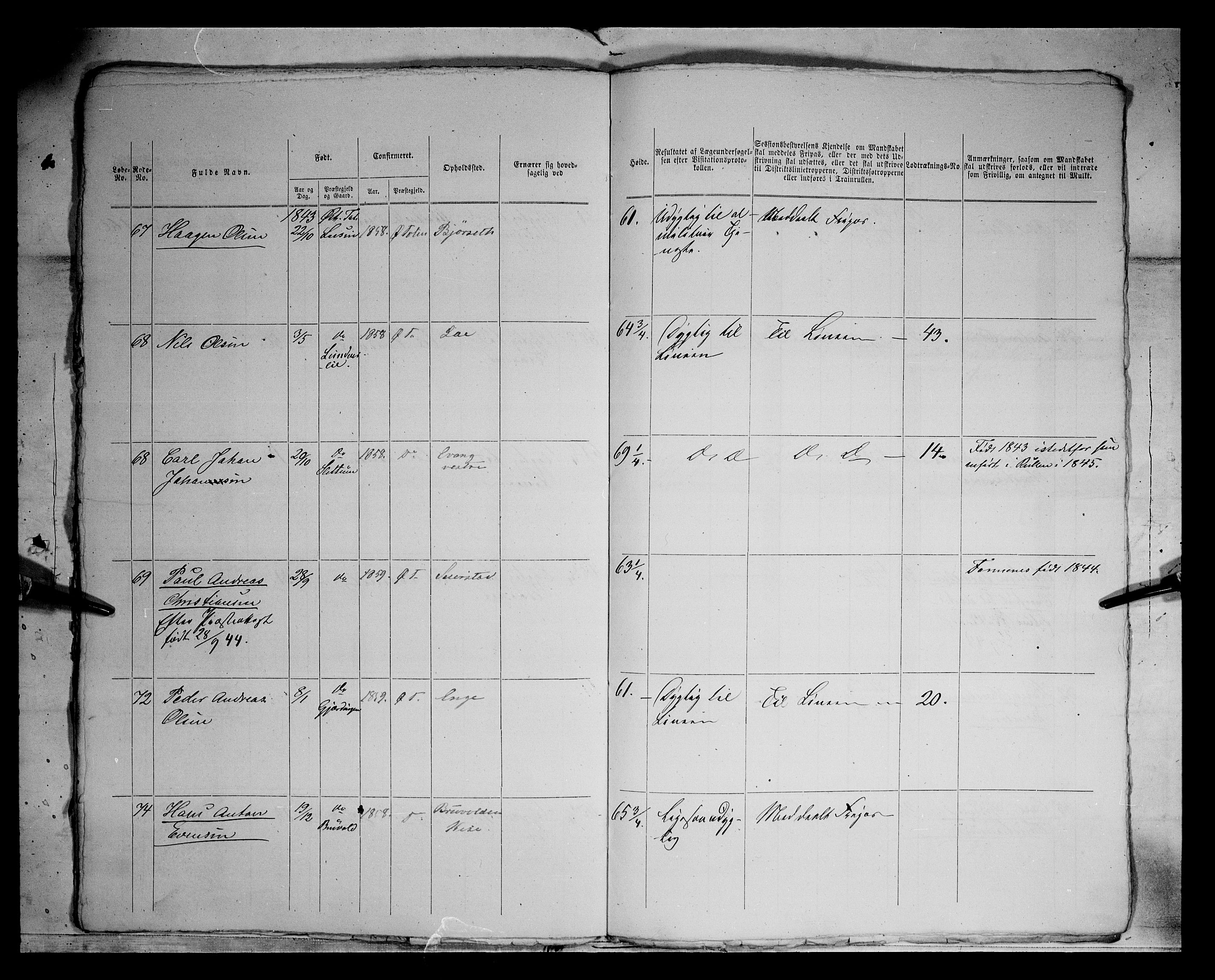 Fylkesmannen i Oppland, AV/SAH-FYO-002/1/K/Kg/L1168: Østre og Vestre Toten, 1871-1879, p. 8042