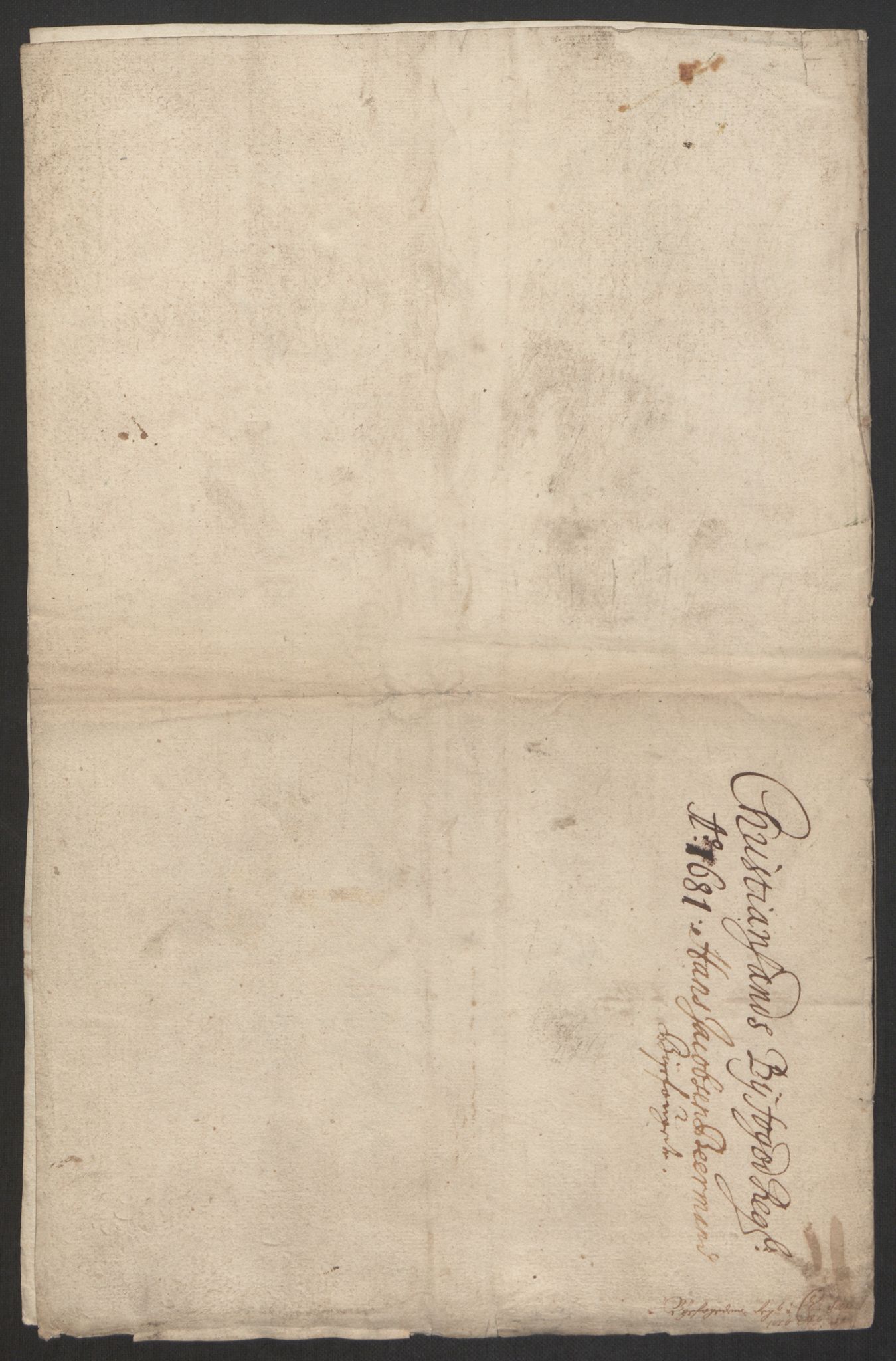 Rentekammeret inntil 1814, Reviderte regnskaper, Byregnskaper, AV/RA-EA-4066/R/Rm/L0285: [M18] Sikt og sakefall, 1681-1718, p. 8