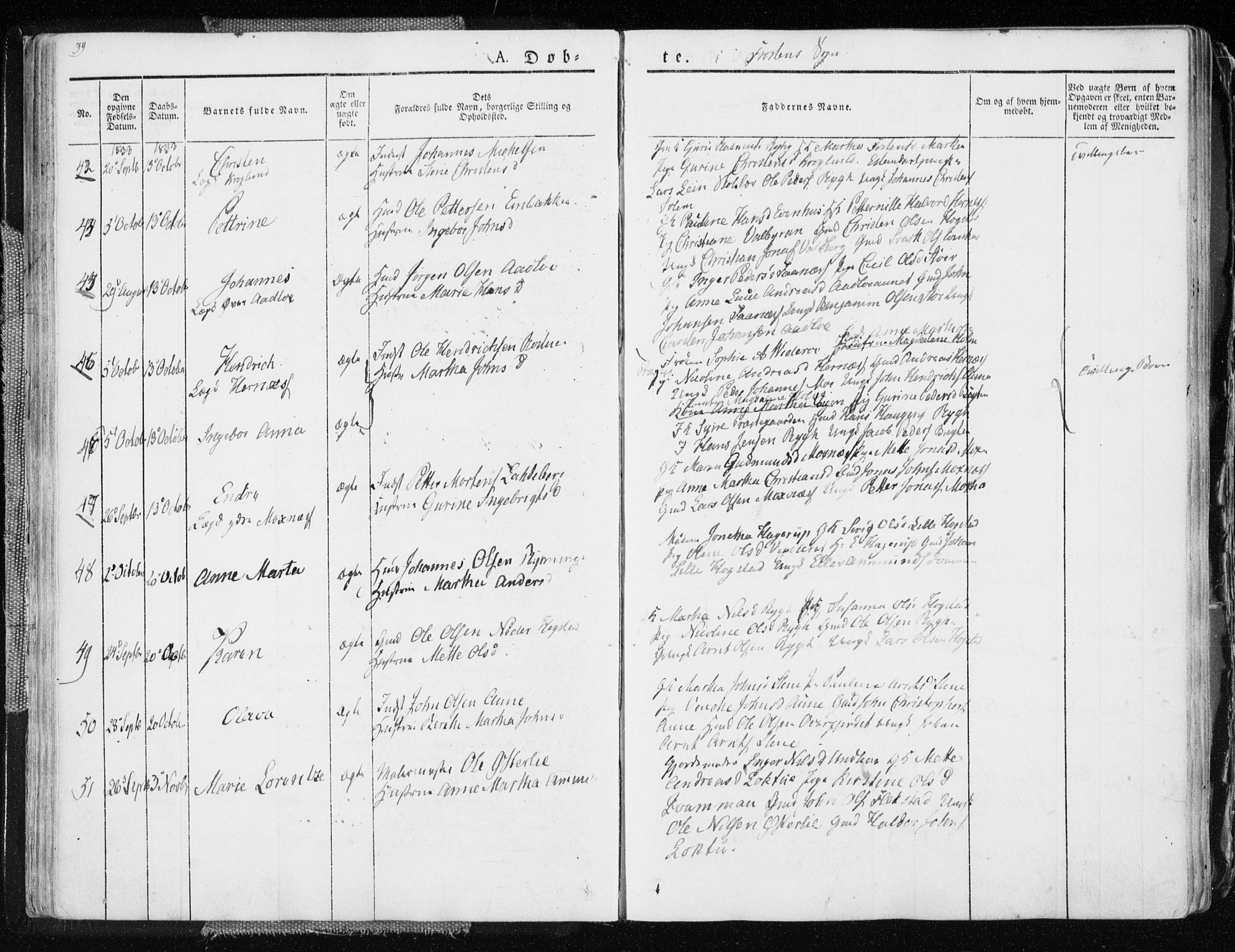 Ministerialprotokoller, klokkerbøker og fødselsregistre - Nord-Trøndelag, SAT/A-1458/713/L0114: Parish register (official) no. 713A05, 1827-1839, p. 39