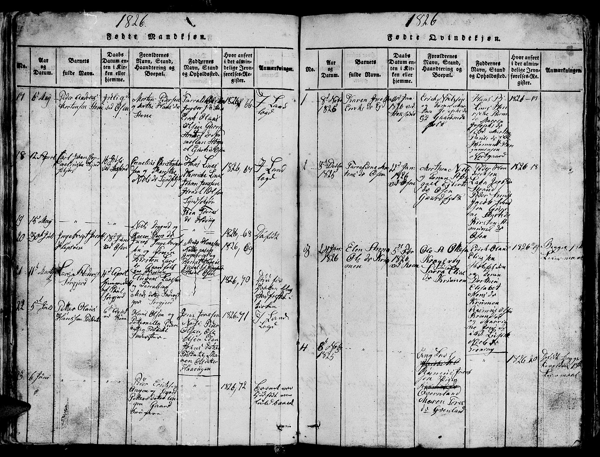 Ministerialprotokoller, klokkerbøker og fødselsregistre - Sør-Trøndelag, SAT/A-1456/657/L0714: Parish register (copy) no. 657C01, 1818-1868, p. 45