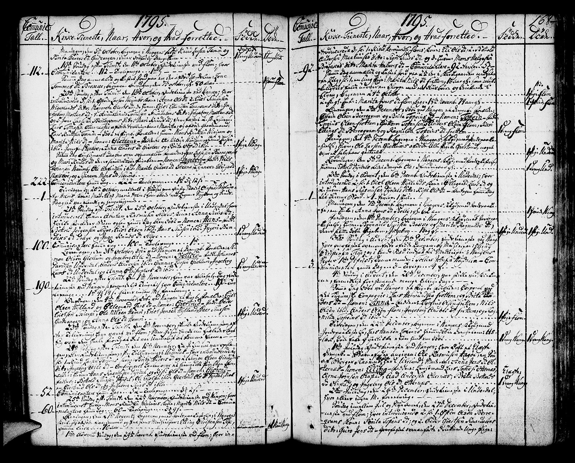 Aurland sokneprestembete, AV/SAB-A-99937/H/Ha/Haa/L0004: Parish register (official) no. A 4, 1756-1801, p. 168