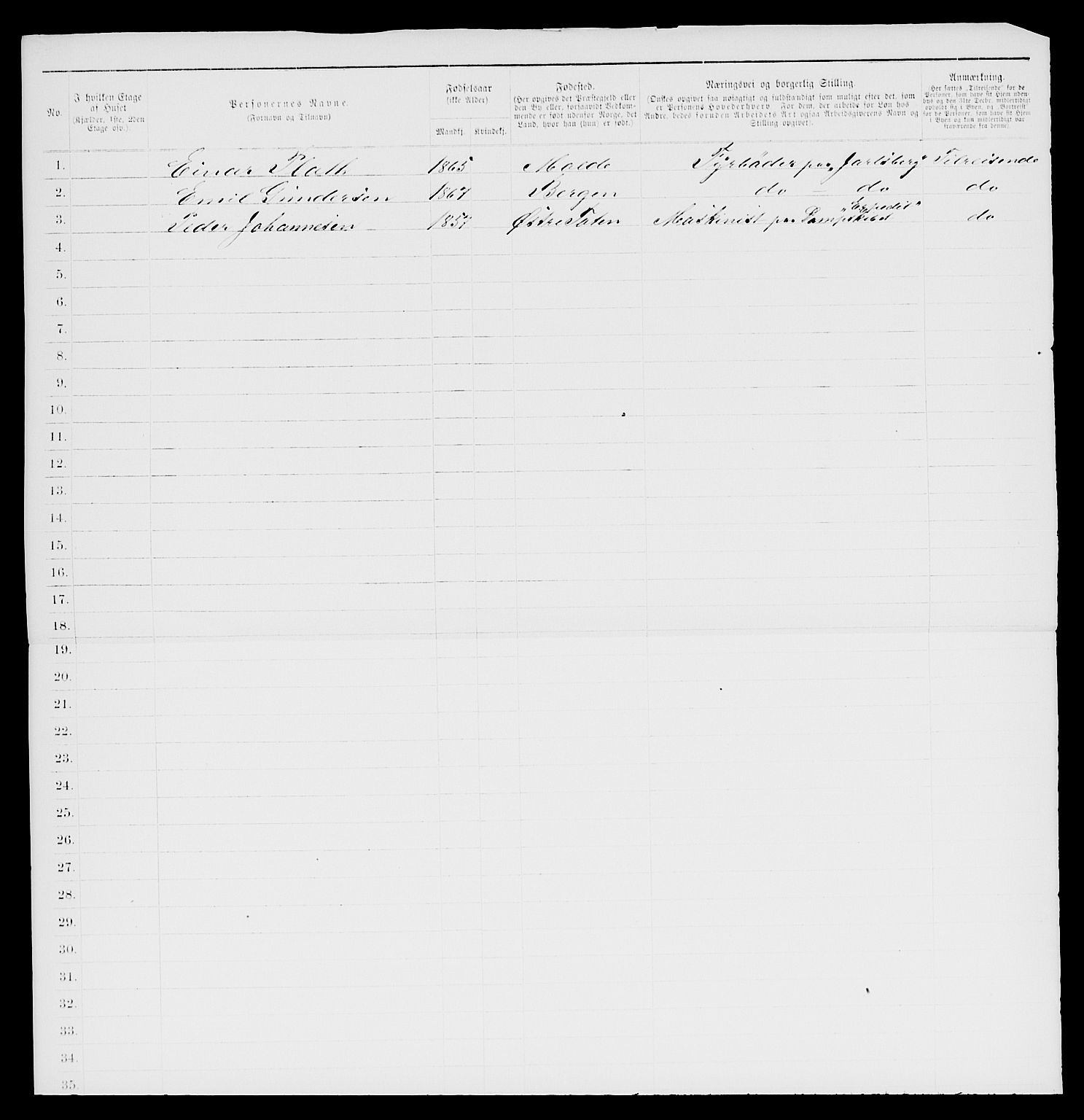 SAKO, 1885 census for 0705 Tønsberg, 1885, p. 237