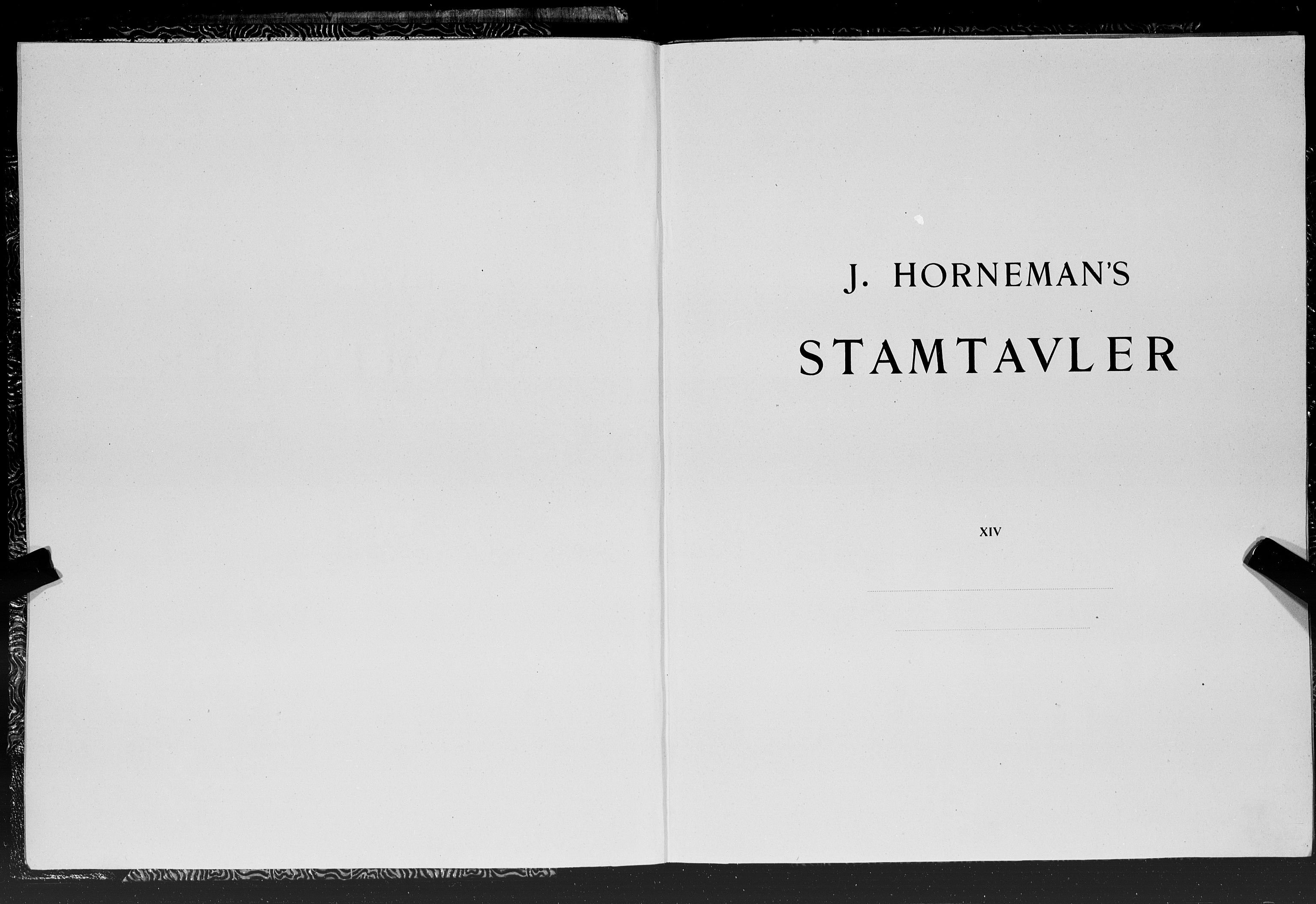 Hornemans samlinger, SAT/PA-X/A/L0014: Jakob Hersleb Hornemans forfedre, 1600-1886