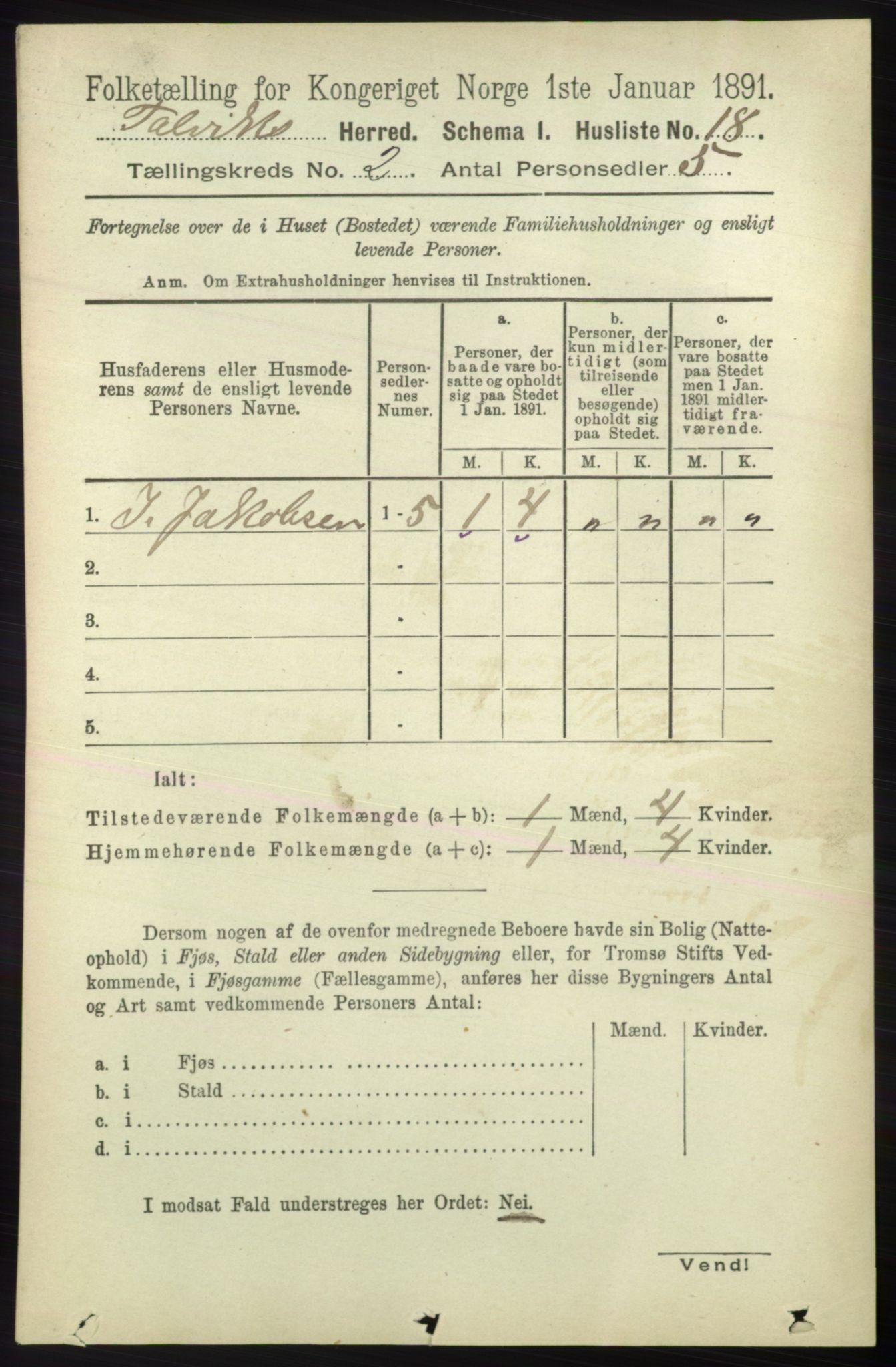 RA, 1891 census for 2013 Talvik, 1891, p. 525