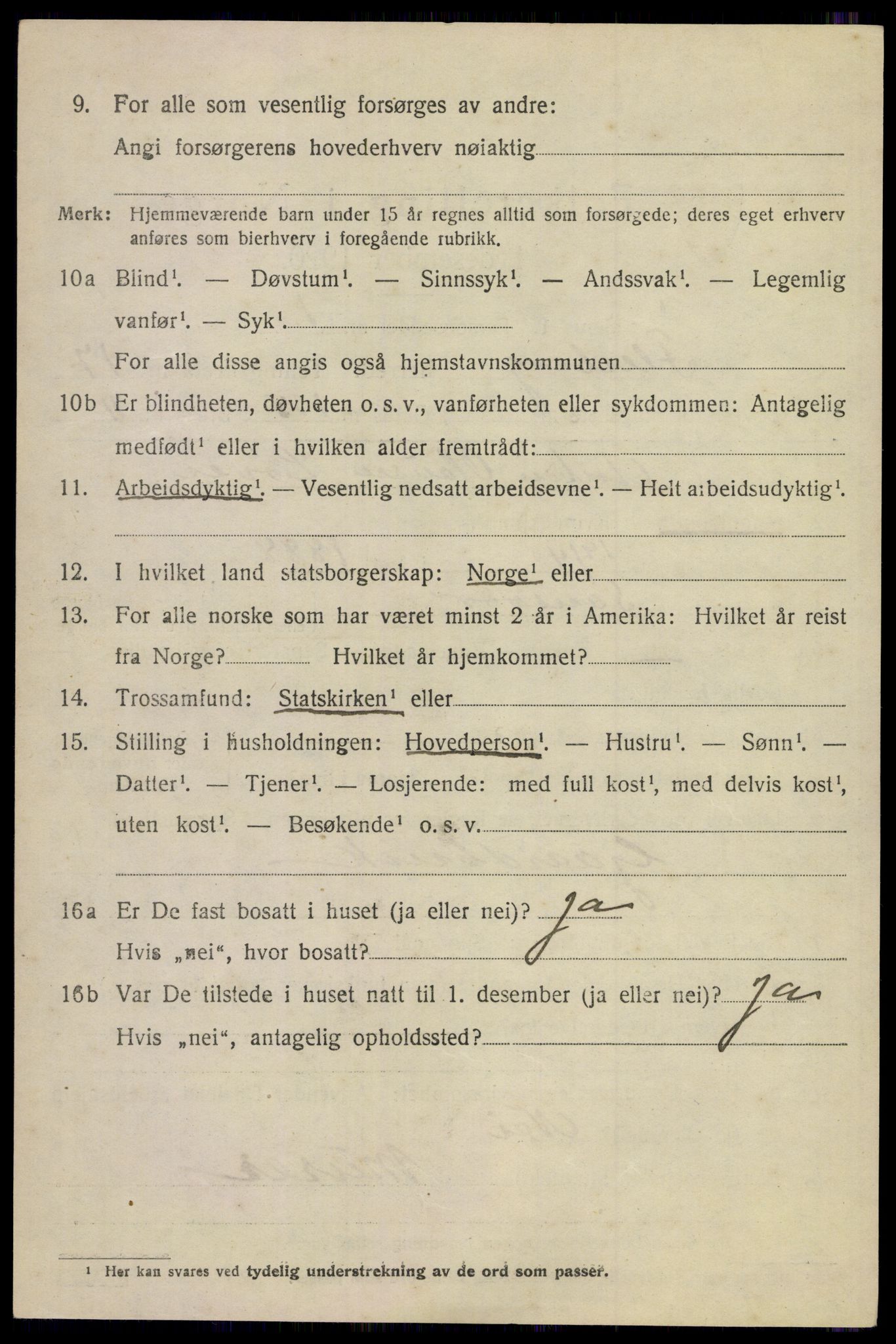 SAKO, 1920 census for Flesberg, 1920, p. 5170