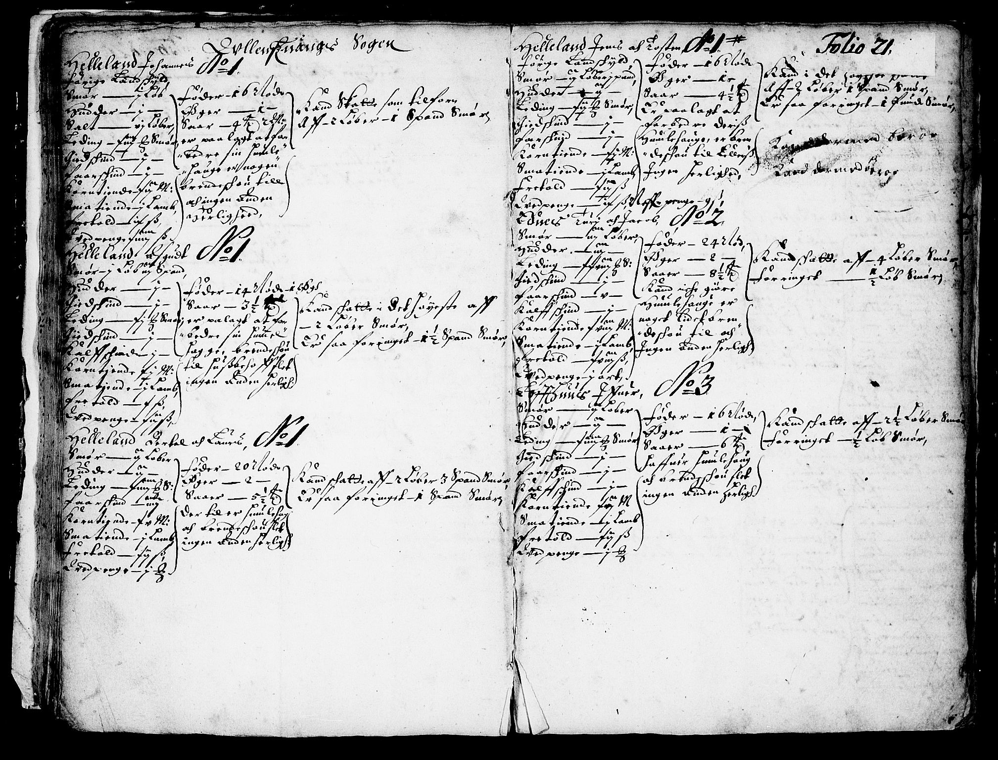 Rentekammeret inntil 1814, Realistisk ordnet avdeling, AV/RA-EA-4070/N/Nb/Nba/L0037: Hardanger fogderi, 1667, p. 20b-21a