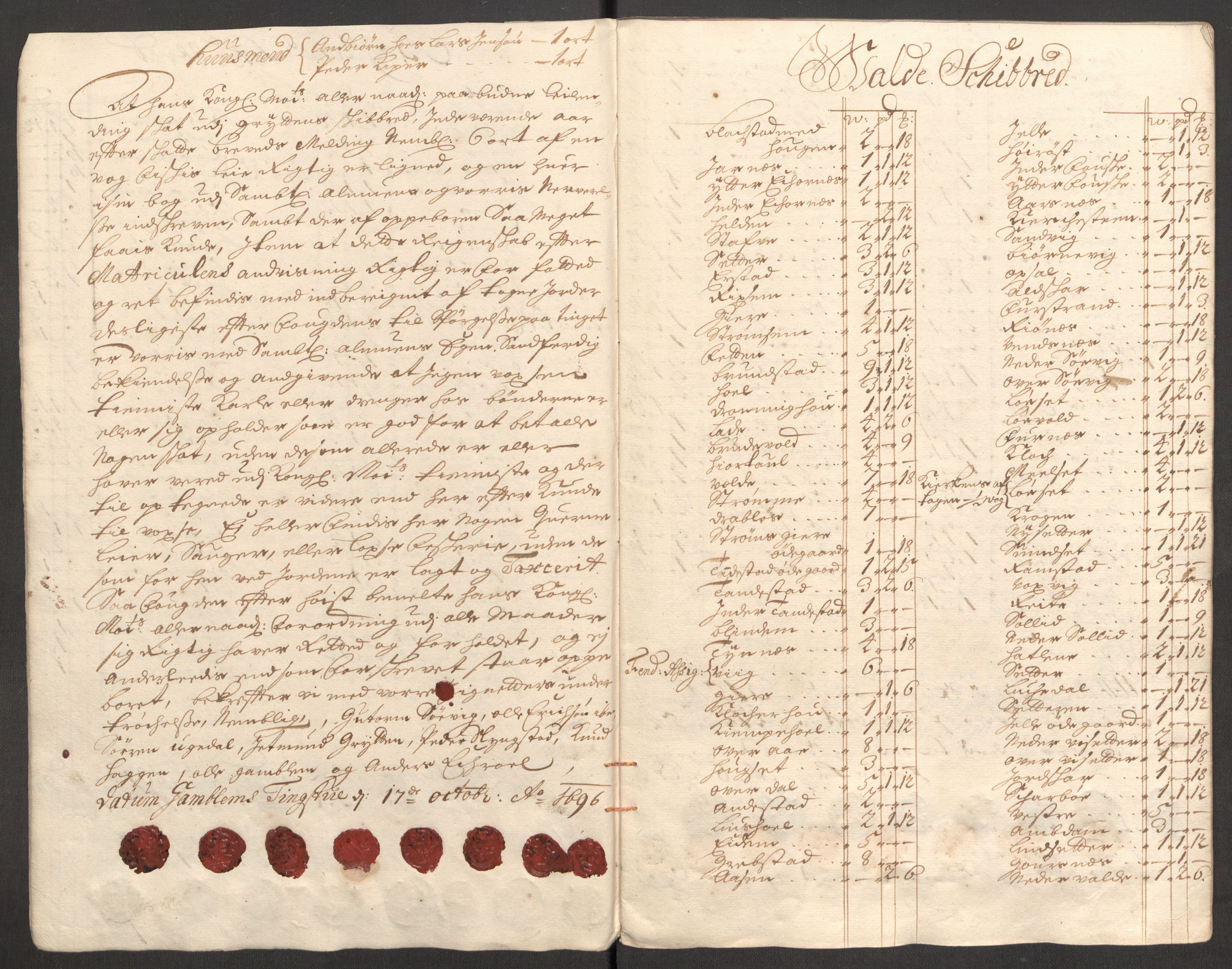 Rentekammeret inntil 1814, Reviderte regnskaper, Fogderegnskap, AV/RA-EA-4092/R54/L3556: Fogderegnskap Sunnmøre, 1696-1698, p. 18