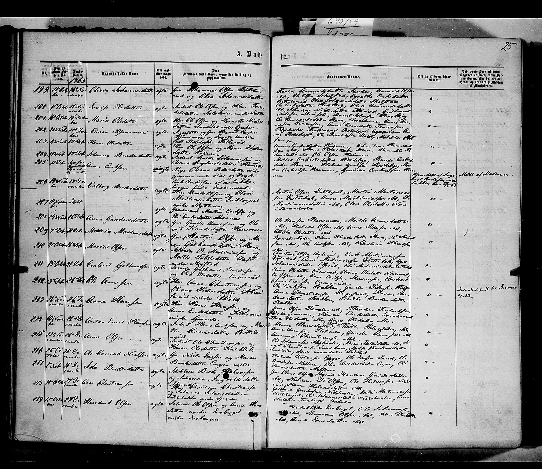 Grue prestekontor, AV/SAH-PREST-036/H/Ha/Haa/L0010: Parish register (official) no. 10, 1864-1873, p. 25