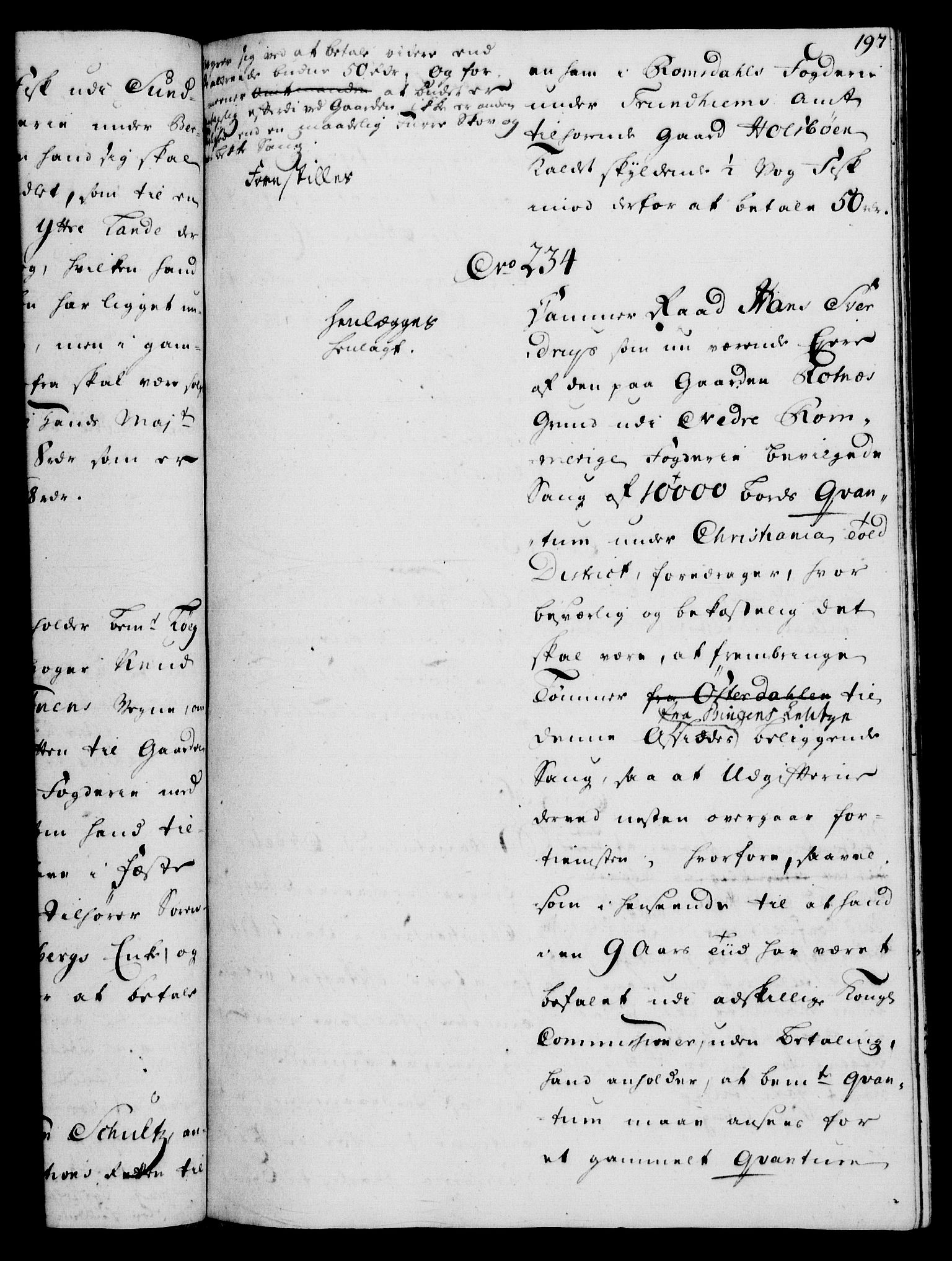 Rentekammeret, Kammerkanselliet, RA/EA-3111/G/Gh/Gha/L0031: Norsk ekstraktmemorialprotokoll (merket RK 53.76), 1751-1753, p. 197