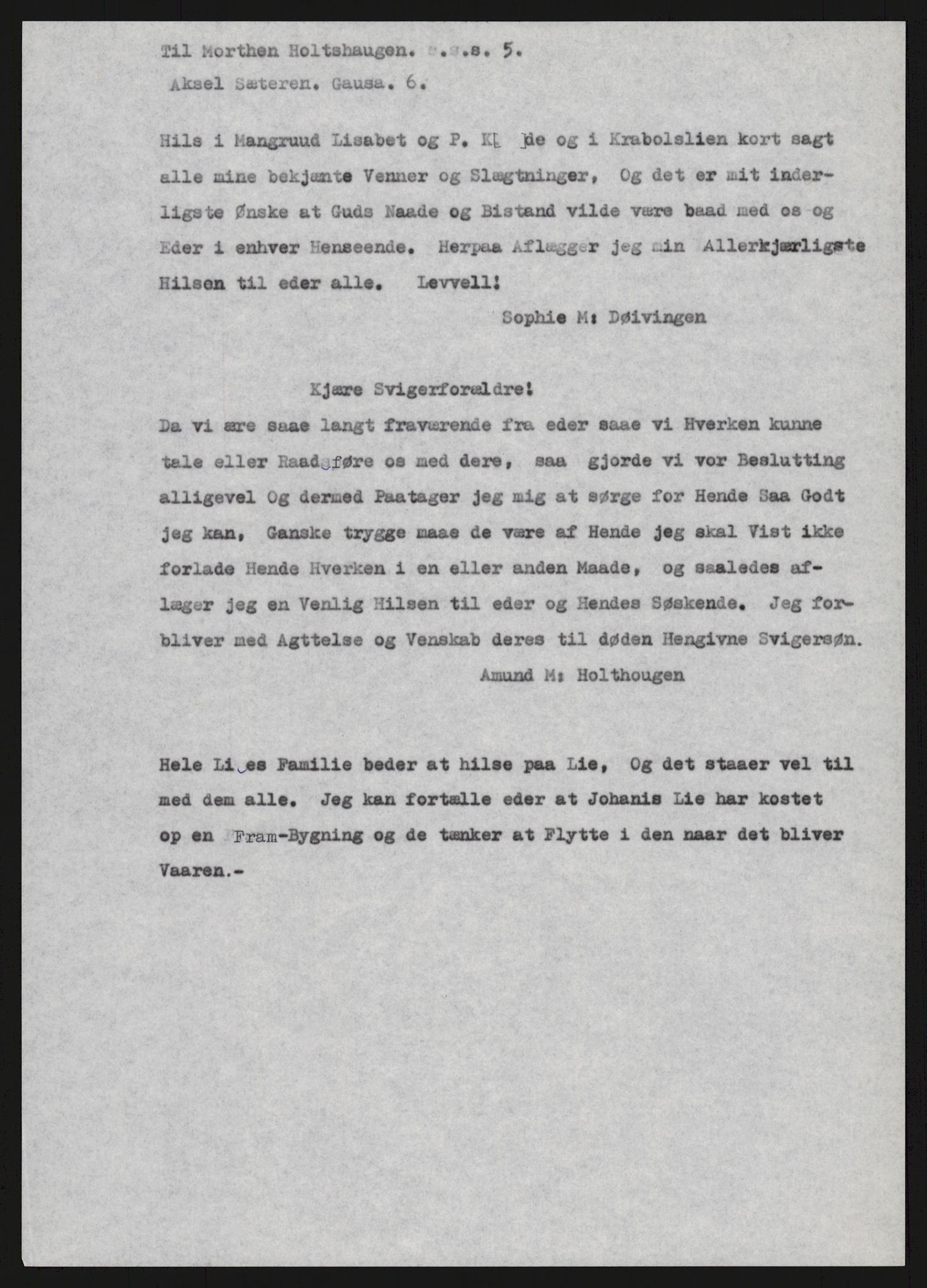 Samlinger til kildeutgivelse, Amerikabrevene, AV/RA-EA-4057/F/L0015: Innlån fra Oppland: Sæteren - Vigerust, 1838-1914, p. 51