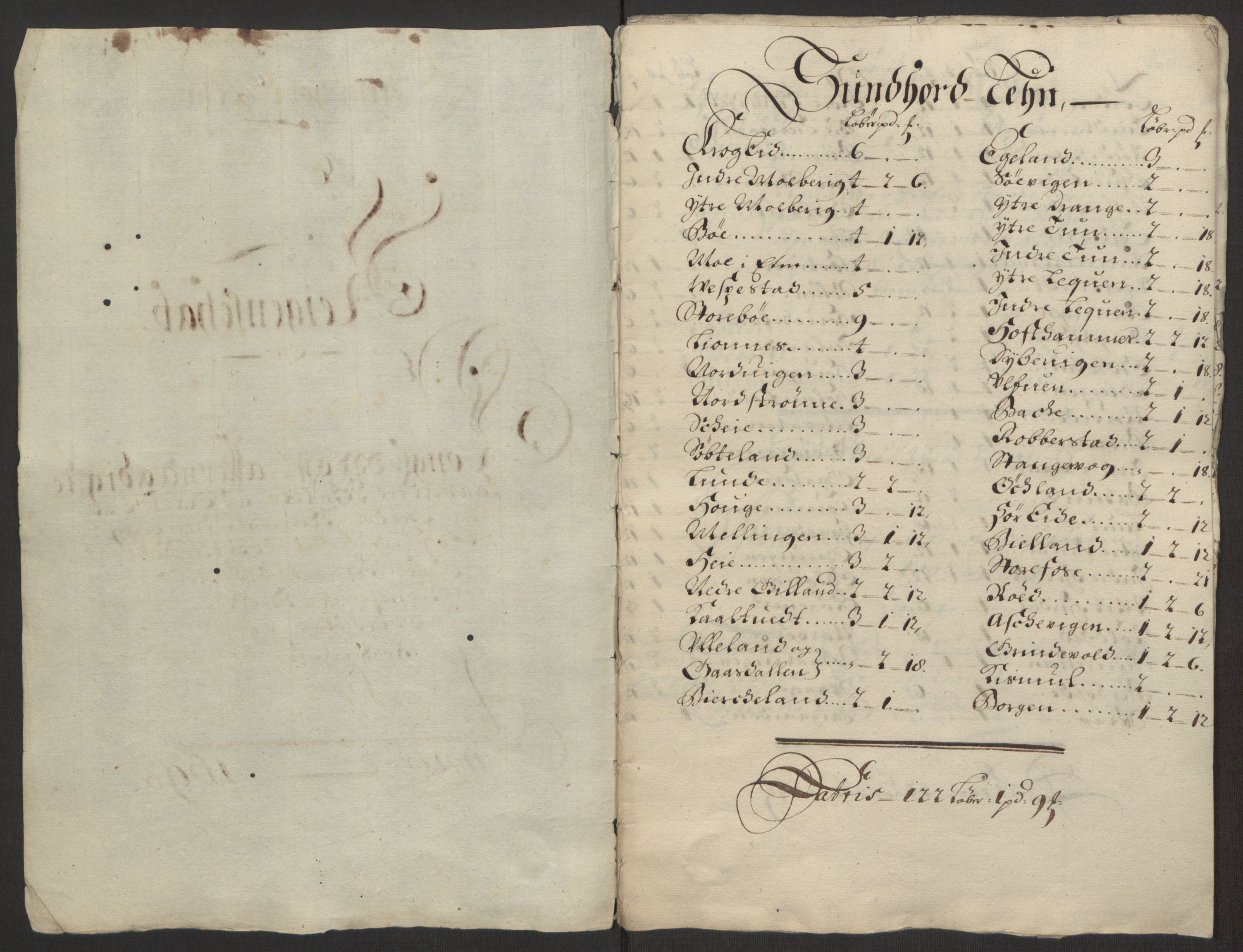 Rentekammeret inntil 1814, Reviderte regnskaper, Fogderegnskap, AV/RA-EA-4092/R50/L3159: Fogderegnskap Lyse kloster, 1691-1709, p. 16