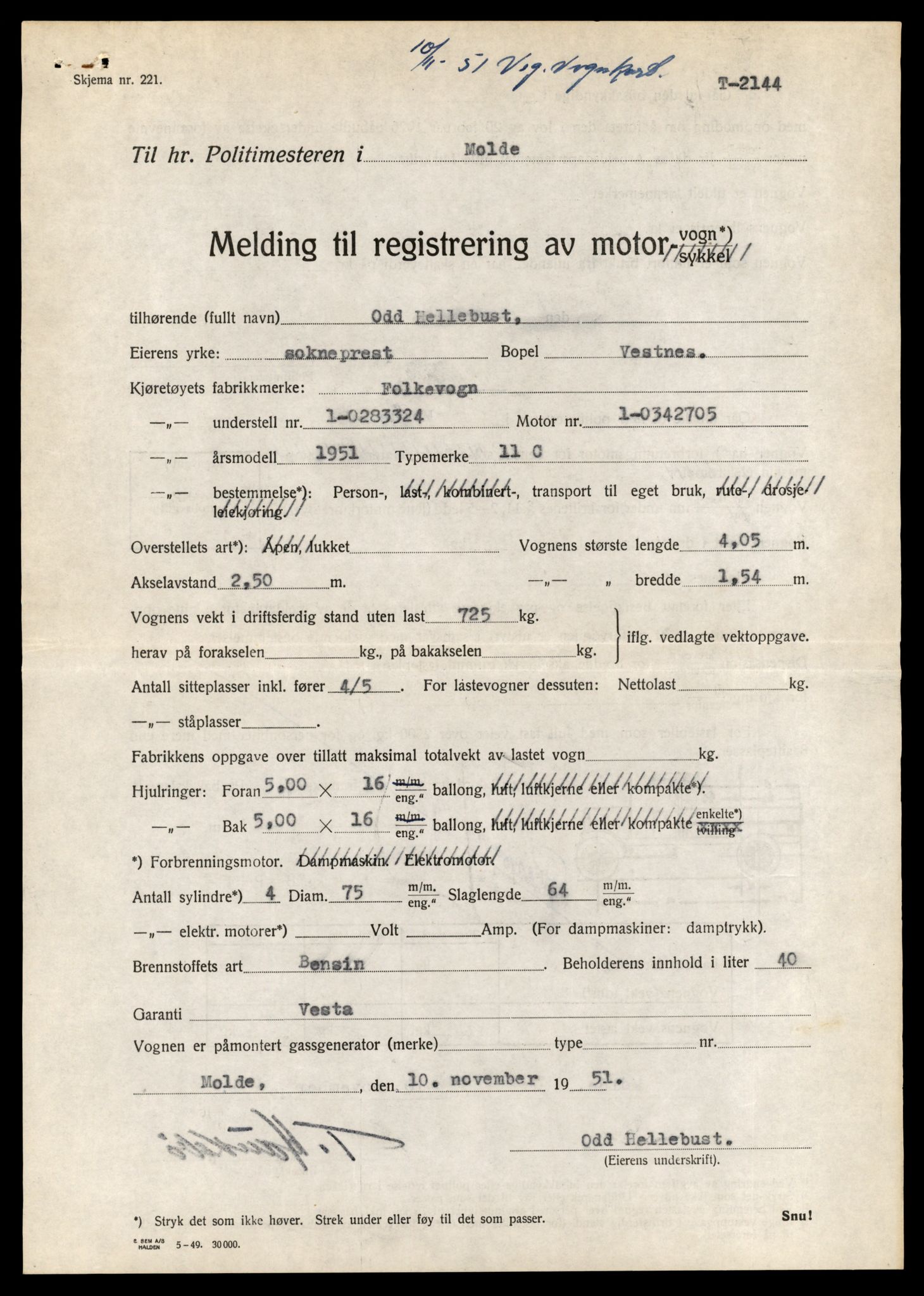 Møre og Romsdal vegkontor - Ålesund trafikkstasjon, AV/SAT-A-4099/F/Fe/L0042: Registreringskort for kjøretøy T 13906 - T 14079, 1927-1998, p. 3129