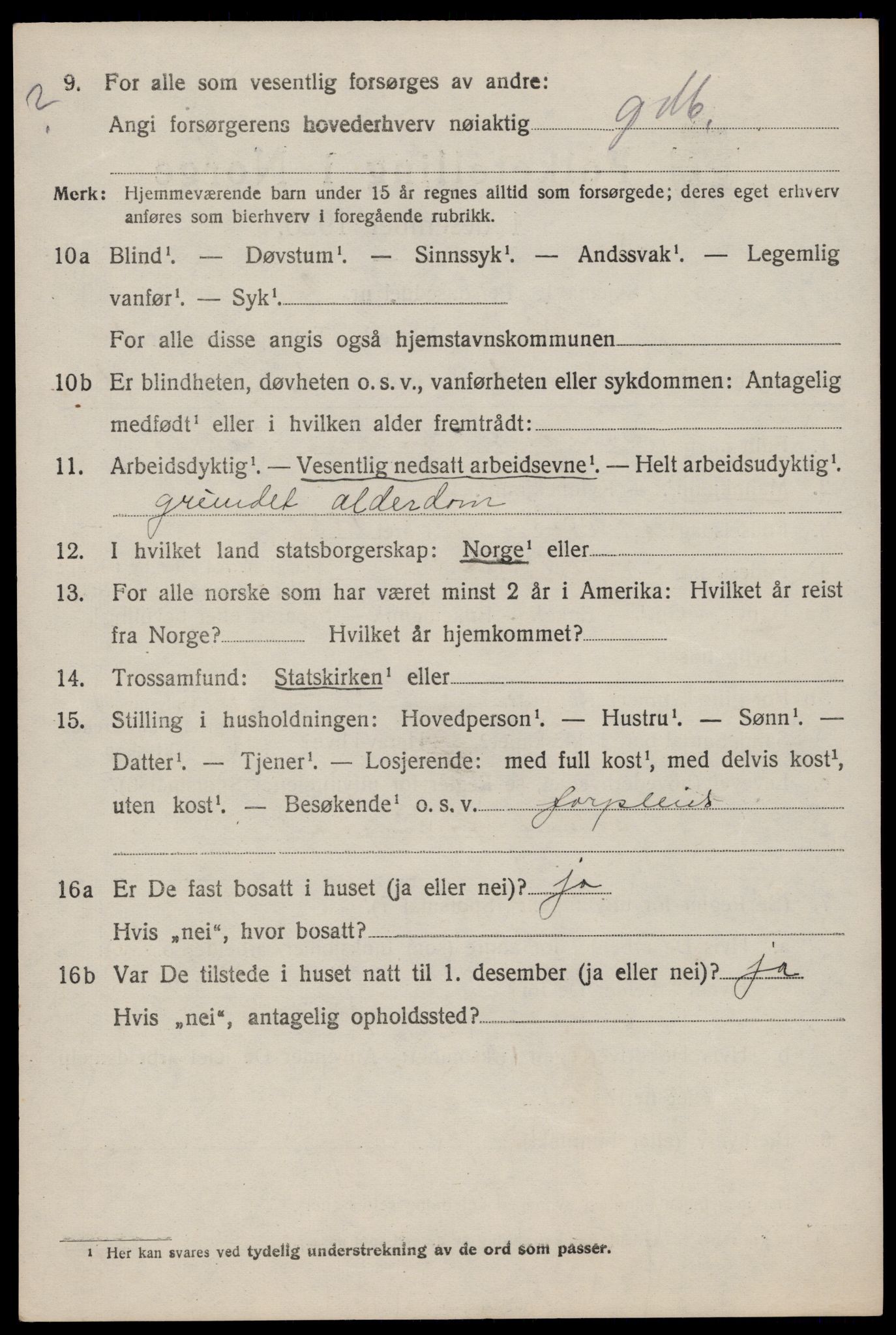 SAST, 1920 census for Skåre, 1920, p. 7861