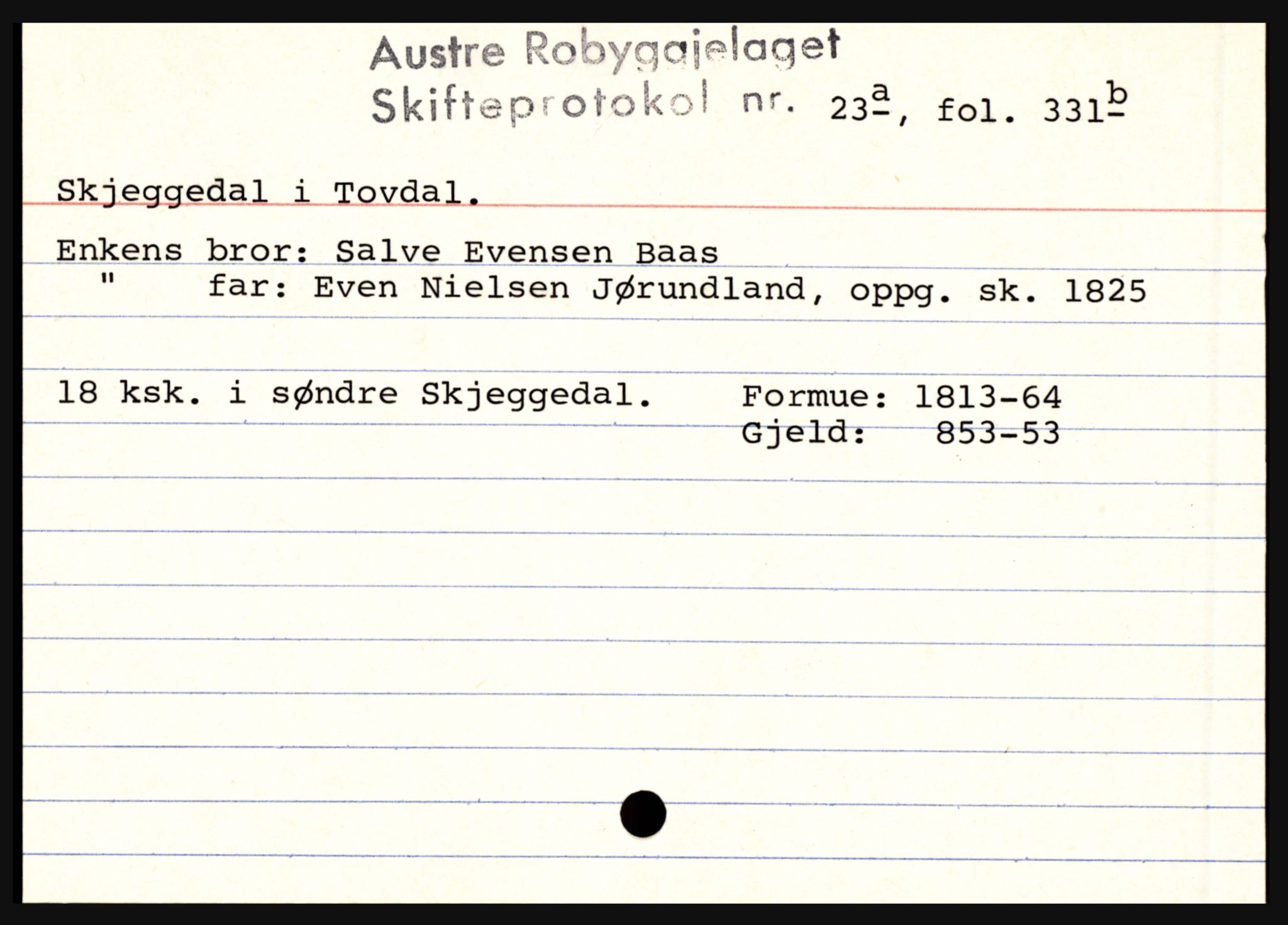 Østre Råbyggelag sorenskriveri, AV/SAK-1221-0016/H, p. 12535