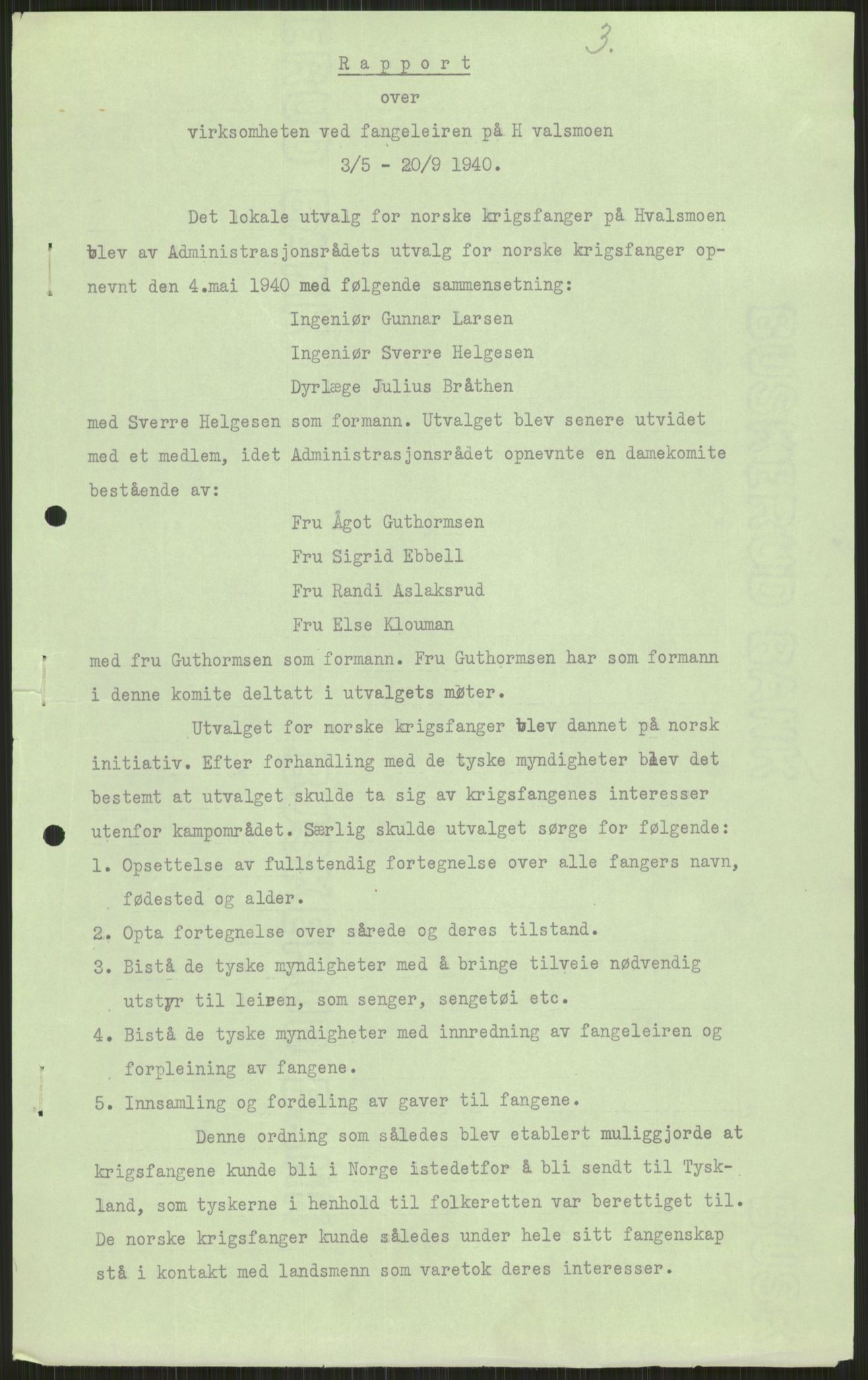 Forsvaret, Forsvarets krigshistoriske avdeling, AV/RA-RAFA-2017/Y/Ya/L0014: II-C-11-31 - Fylkesmenn.  Rapporter om krigsbegivenhetene 1940., 1940, p. 365