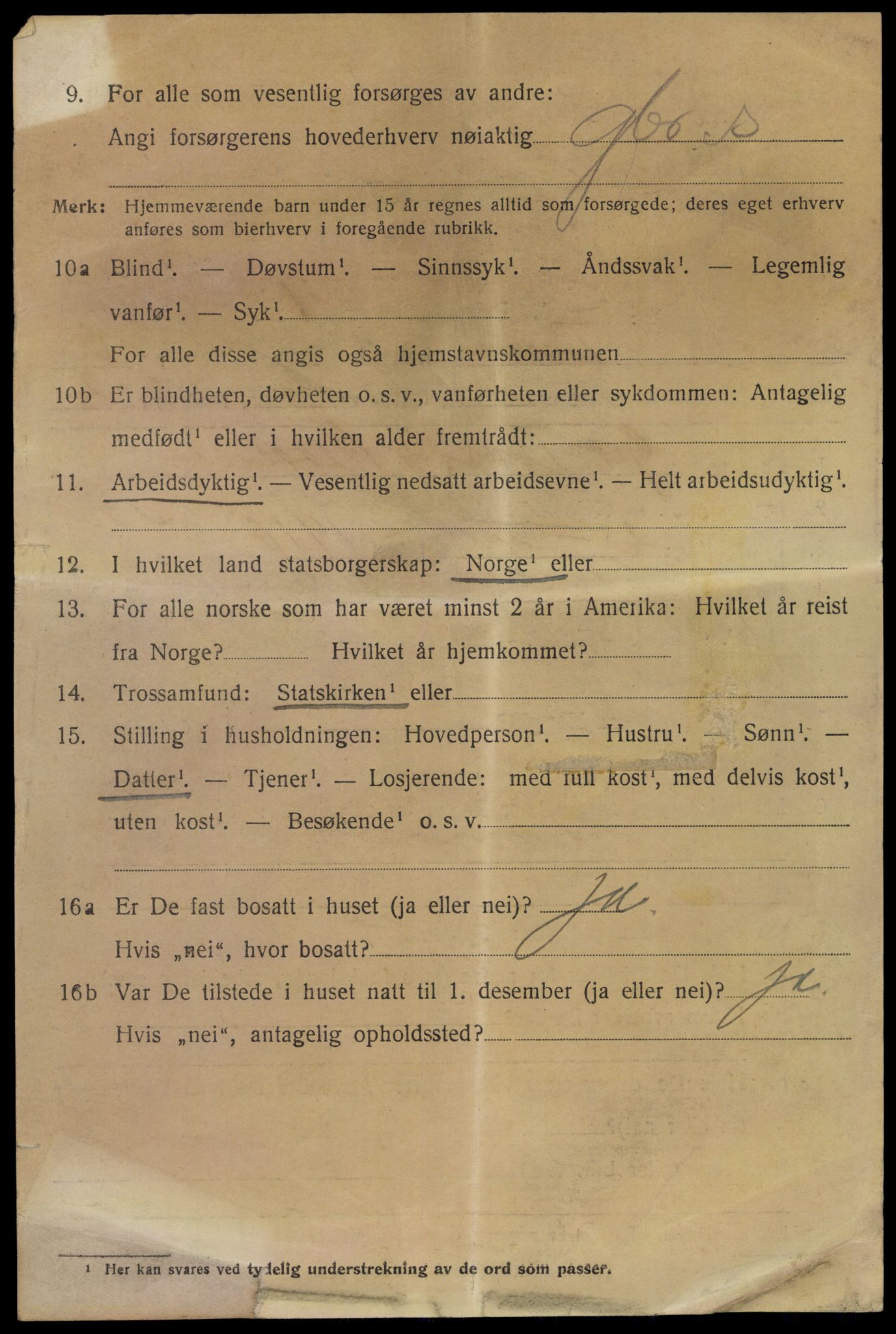 SAKO, 1920 census for Tinn, 1920, p. 4471