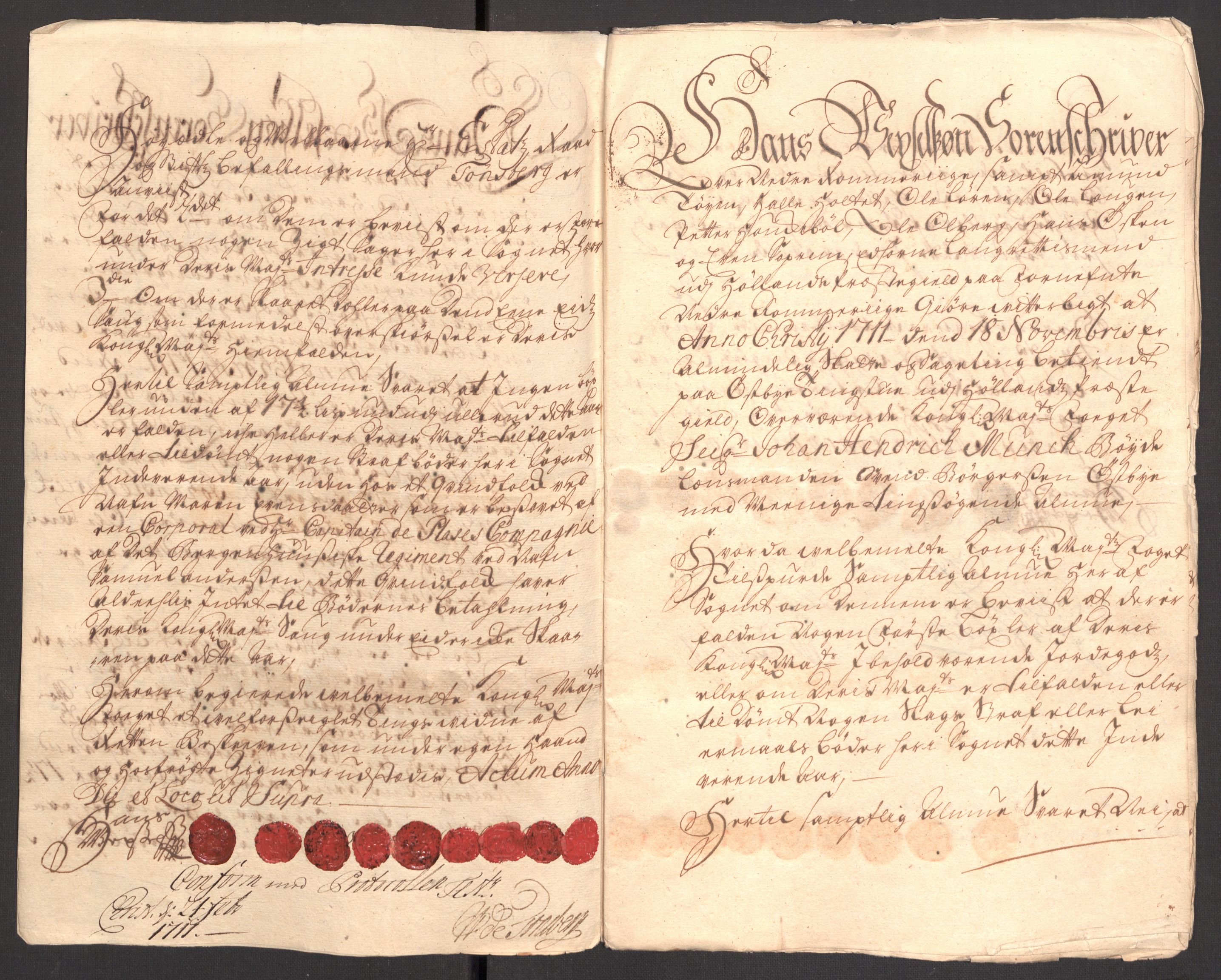 Rentekammeret inntil 1814, Reviderte regnskaper, Fogderegnskap, RA/EA-4092/R11/L0592: Fogderegnskap Nedre Romerike, 1710-1711, p. 261