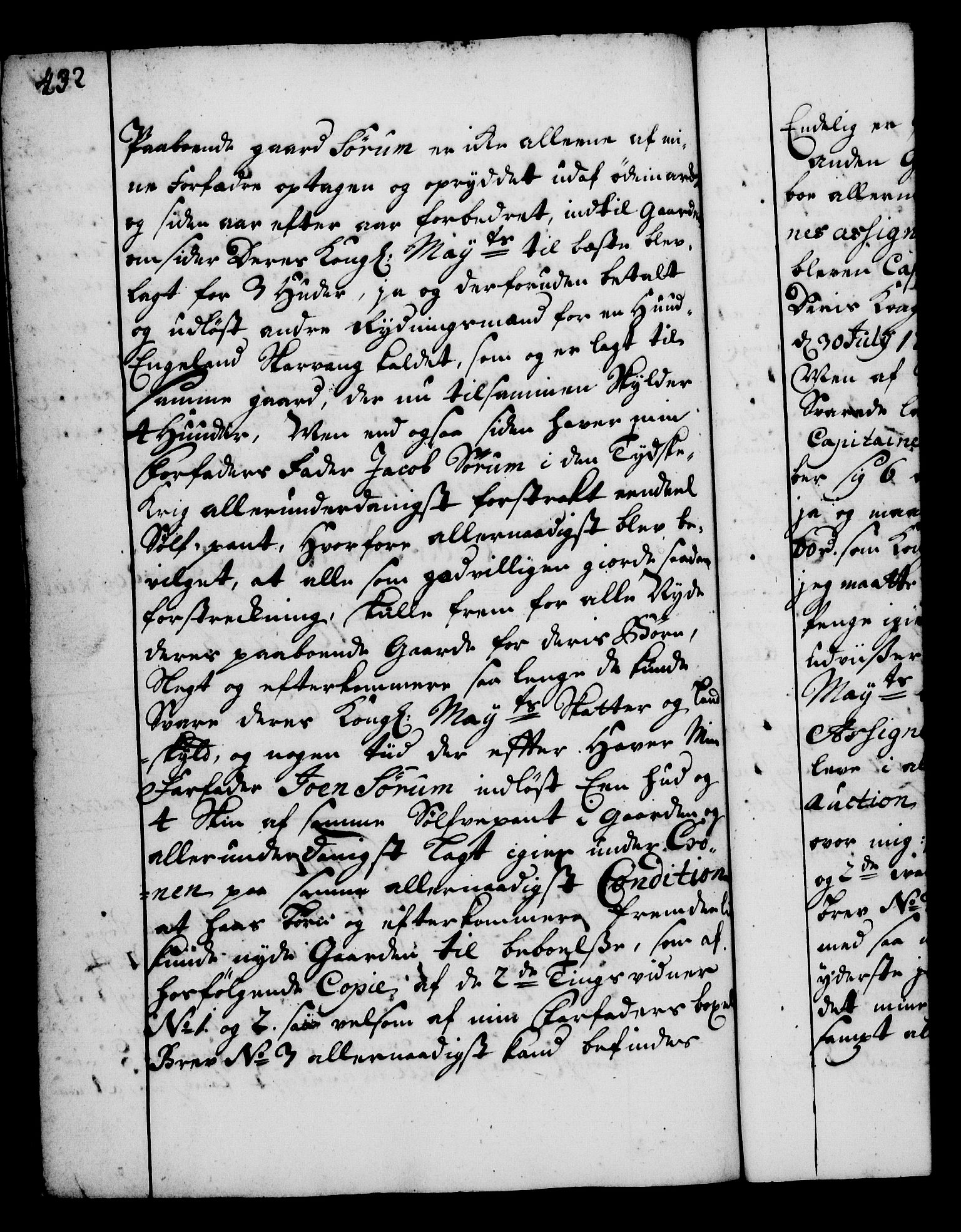 Rentekammeret, Kammerkanselliet, RA/EA-3111/G/Gg/Gga/L0002: Norsk ekspedisjonsprotokoll med register (merket RK 53.2), 1723-1727, p. 432