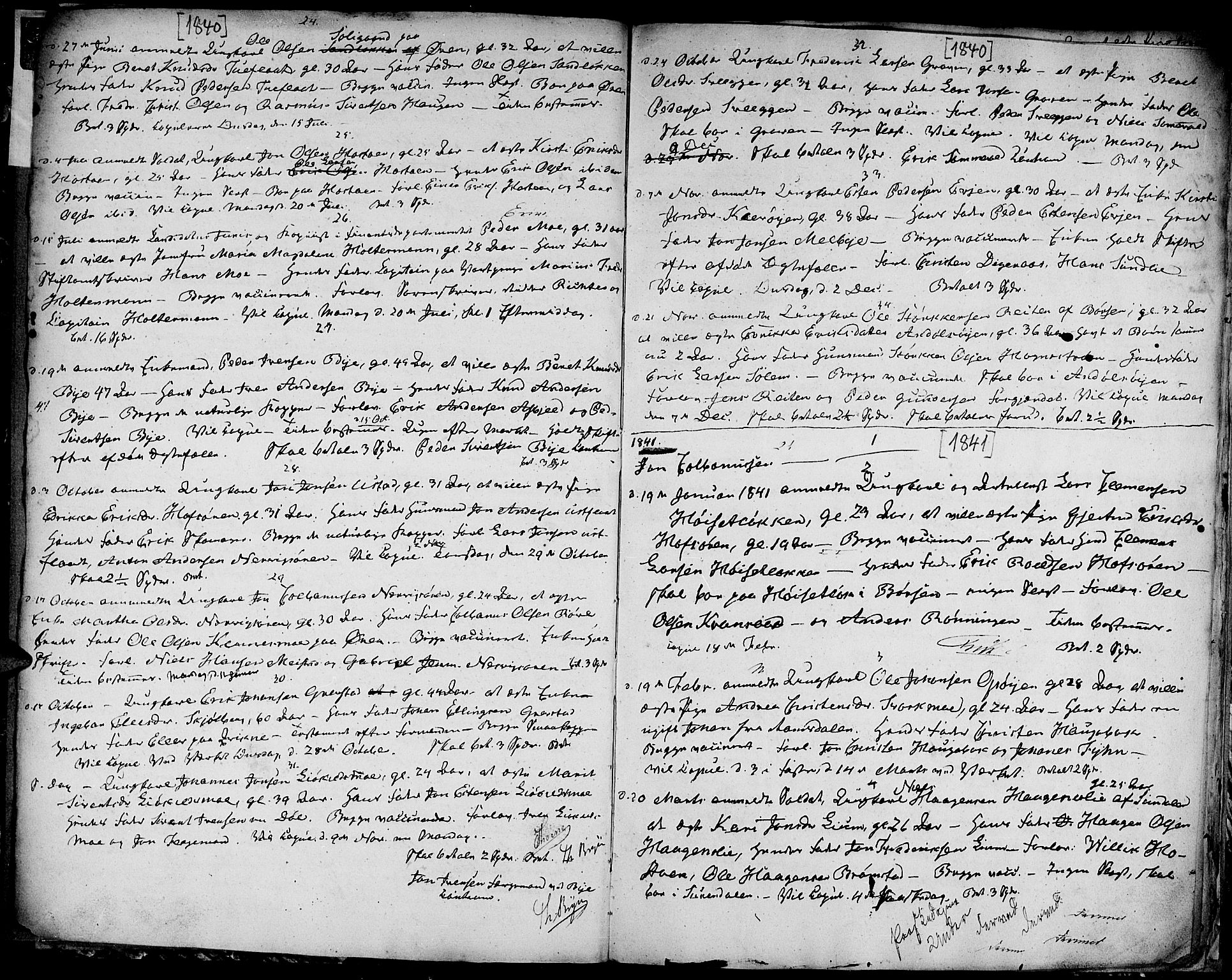 Ministerialprotokoller, klokkerbøker og fødselsregistre - Sør-Trøndelag, SAT/A-1456/668/L0808: Parish register (official) no. 668A08, 1837-1845